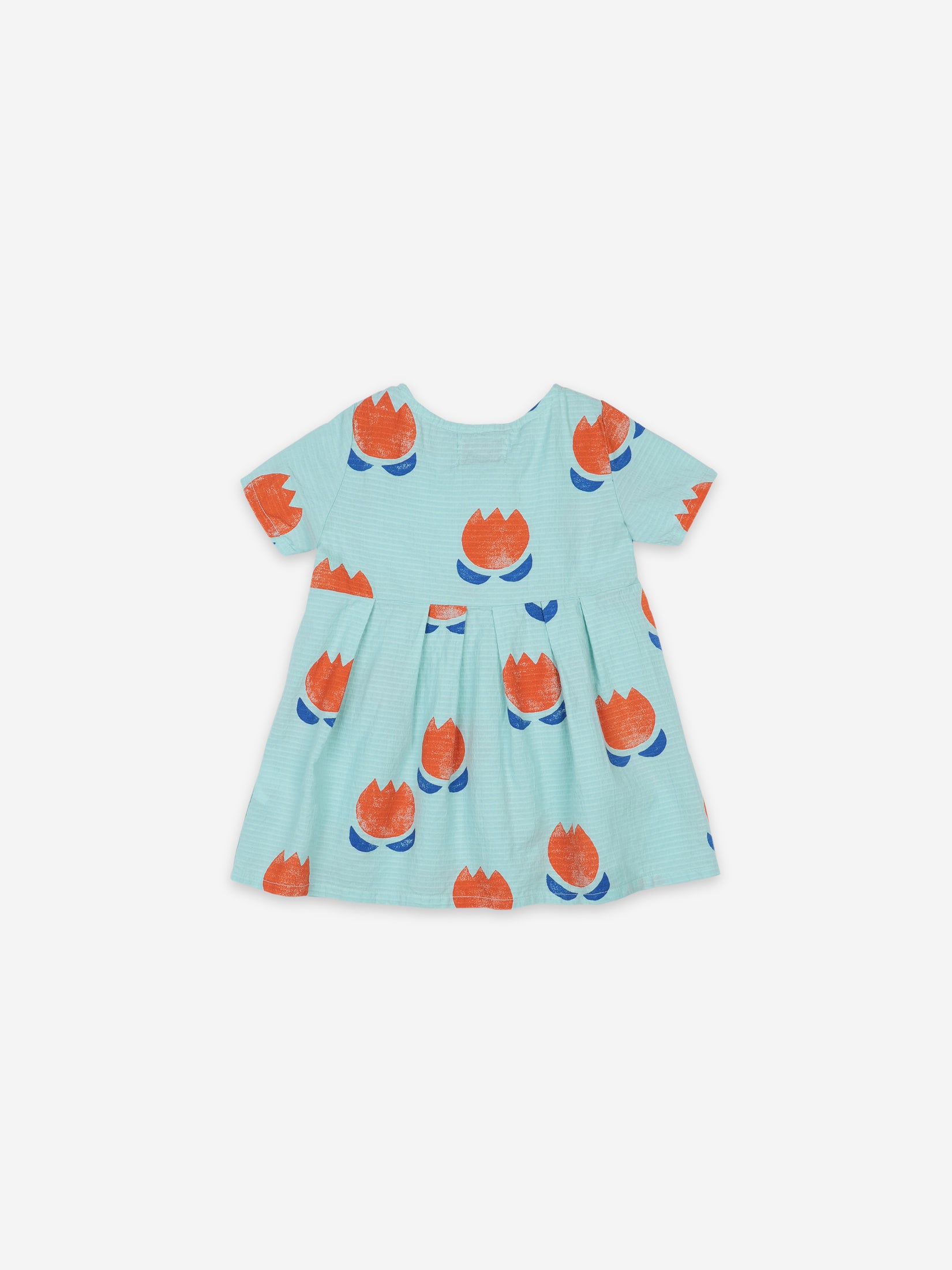 Baby Girls Green Printing Cotton Dress
