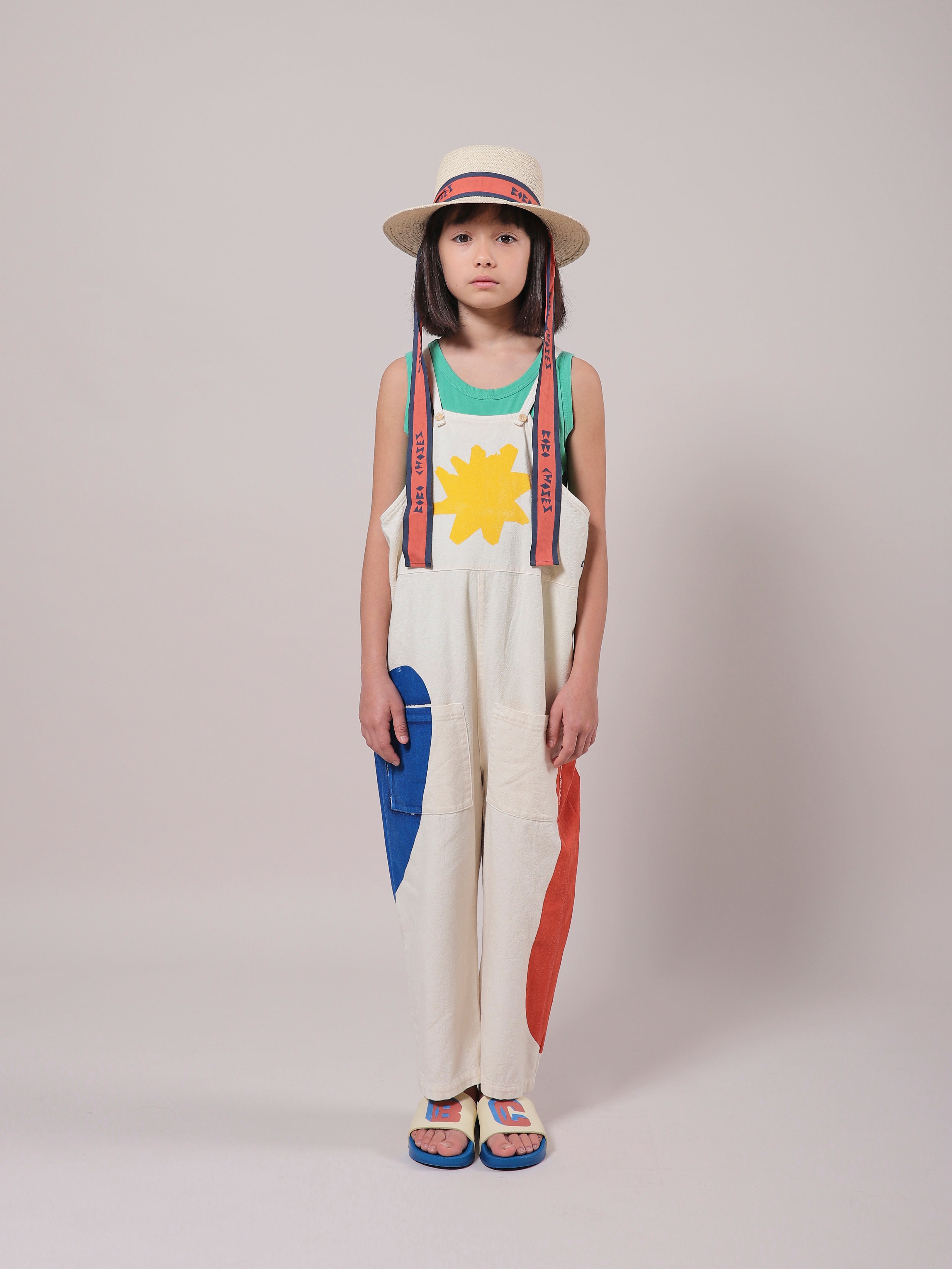 Girls Beige Logo Hat
