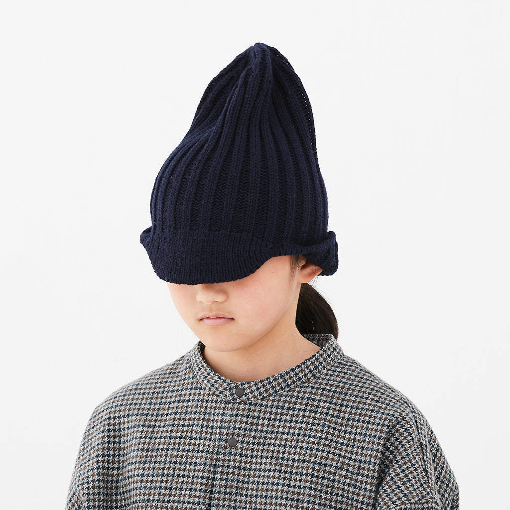 Boys & Girls Navy Wool Hat