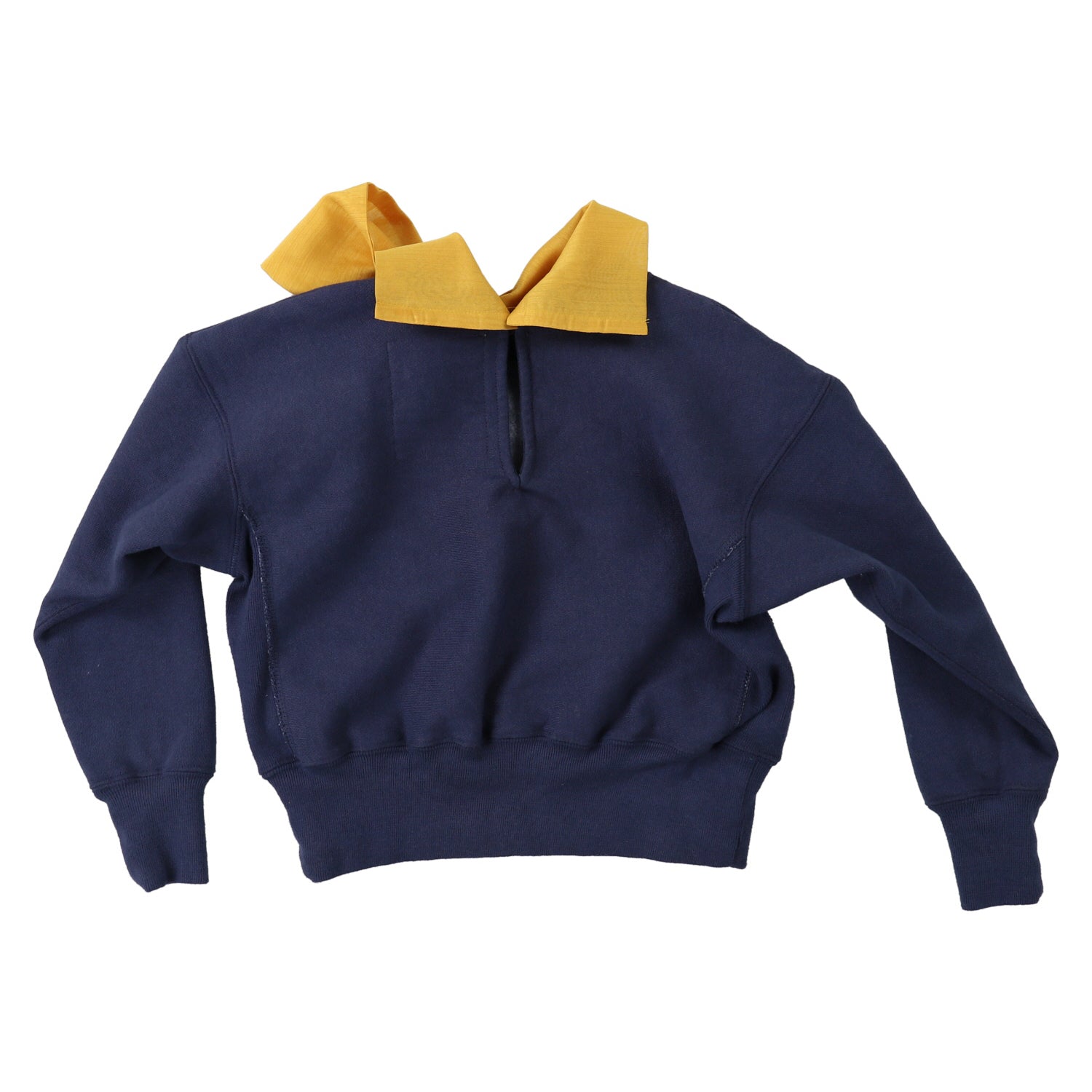Girls Navy Cotton Sweatshirt