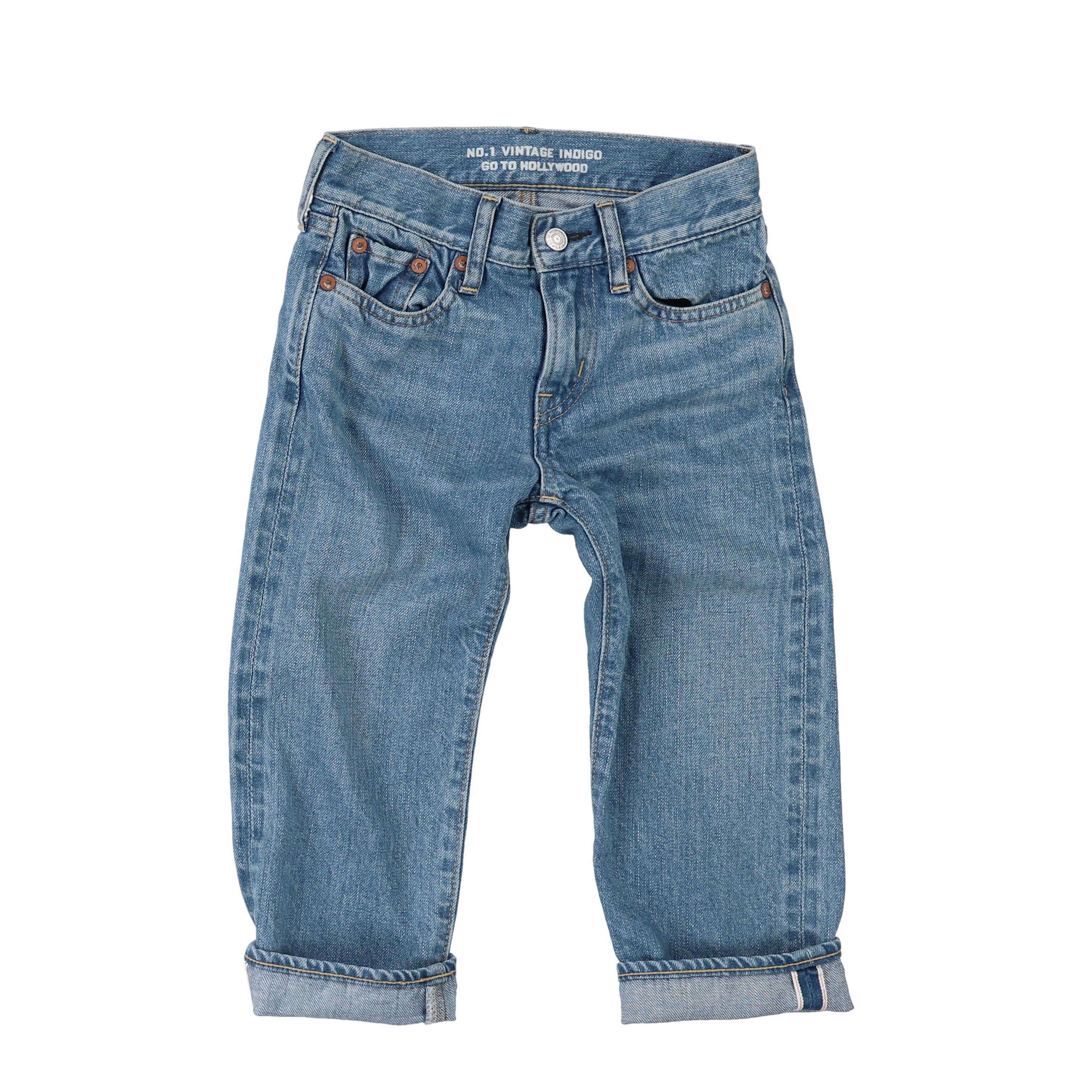 Boys & Girls Blue Denim Trousers