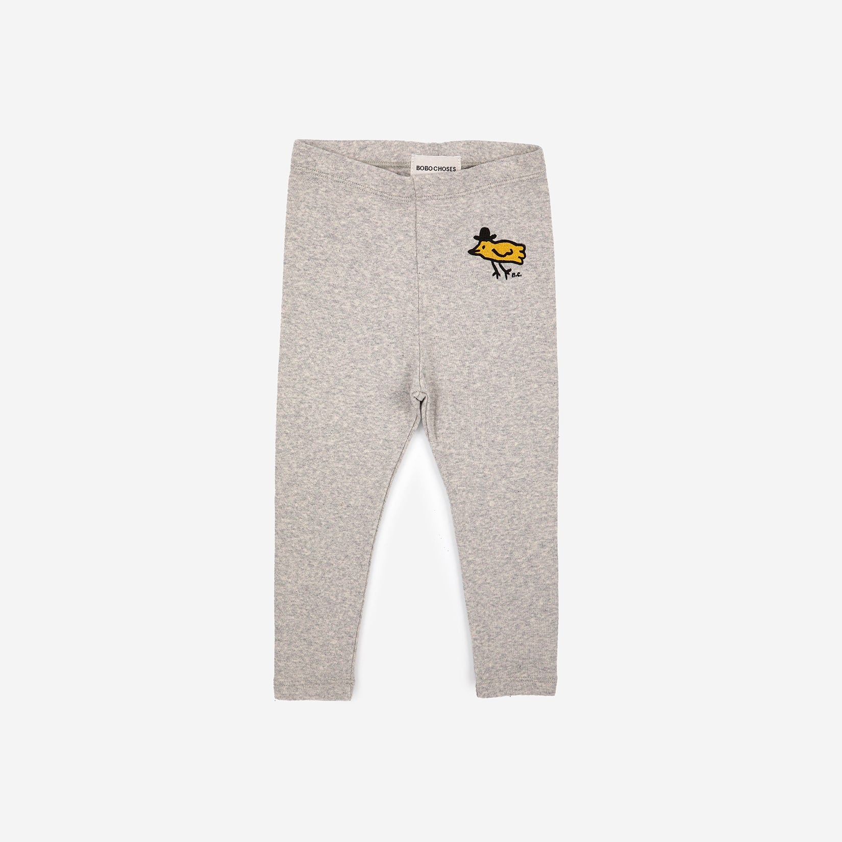 Baby Girls Light Grey Cotton Leggings