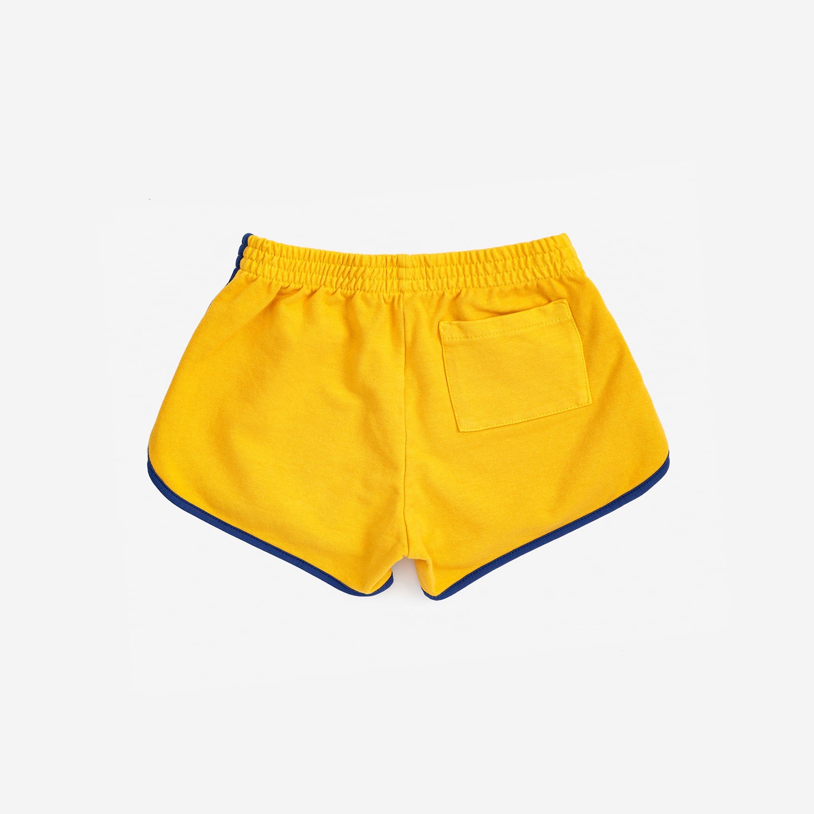 Boys & Girls Yellow Logo Cotton Shorts