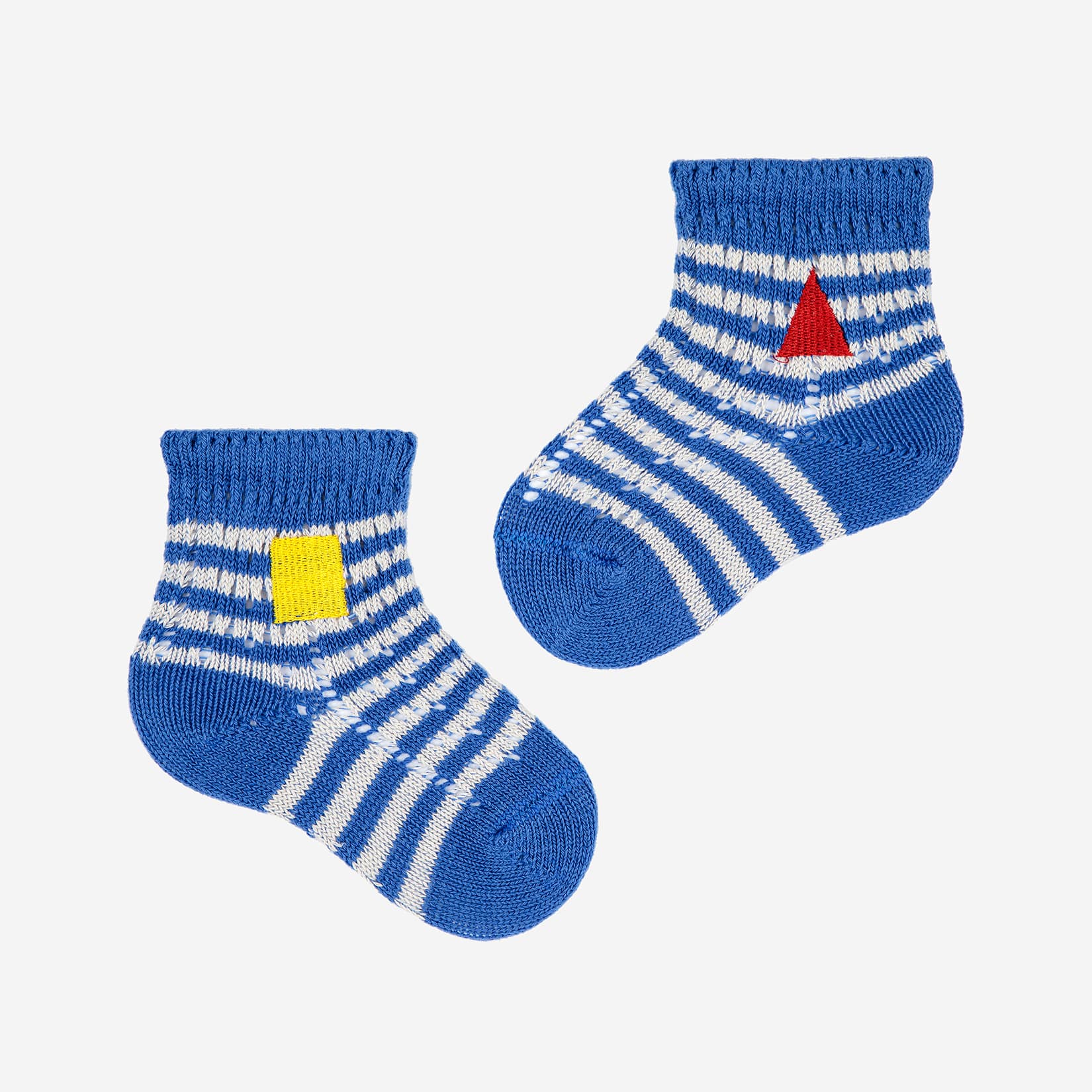 Baby Boys & Girls Blue Cotton Socks