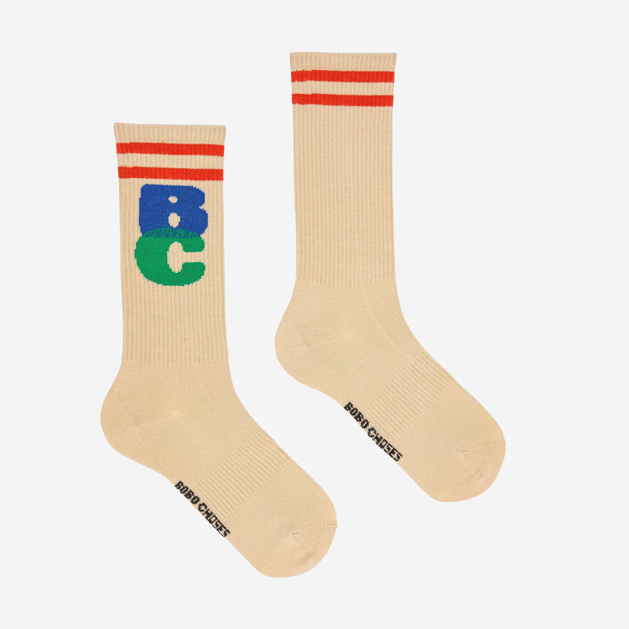 Boys & Girls White Logo Cotton Socks