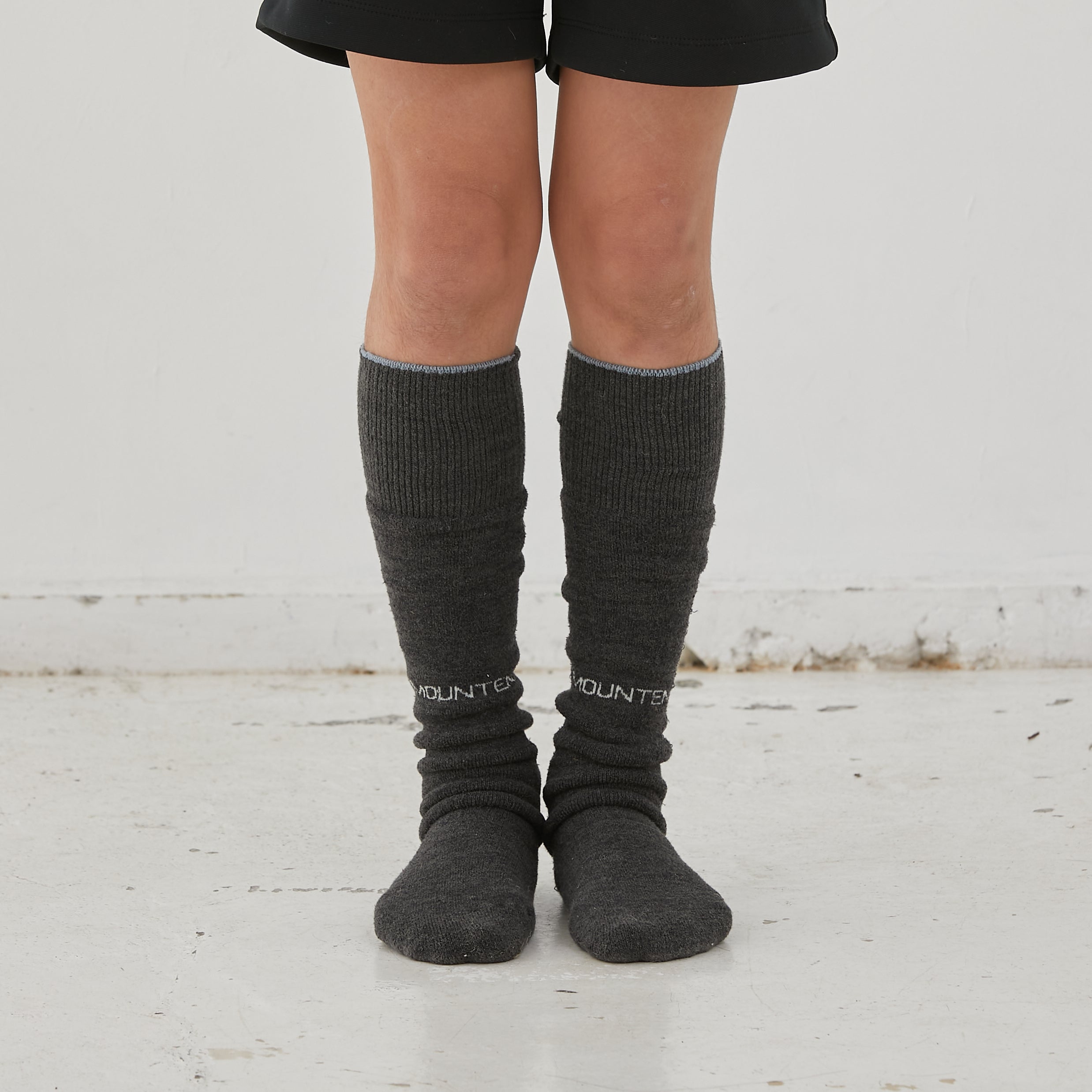 Boys & Girls Charcoal Cotton Socks