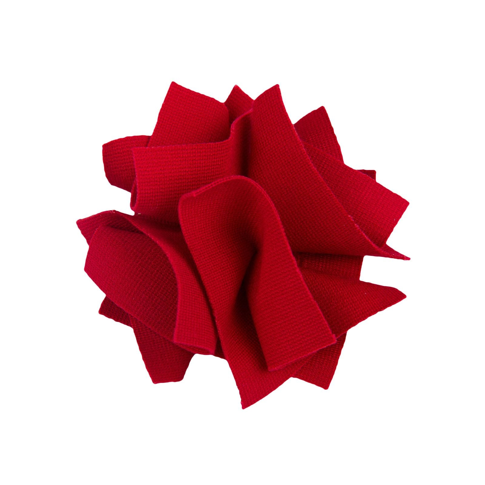 Girls Red Flower Trims Hair Elastic 1439 - CÉMAROSE | Children's Fashion Store - 1