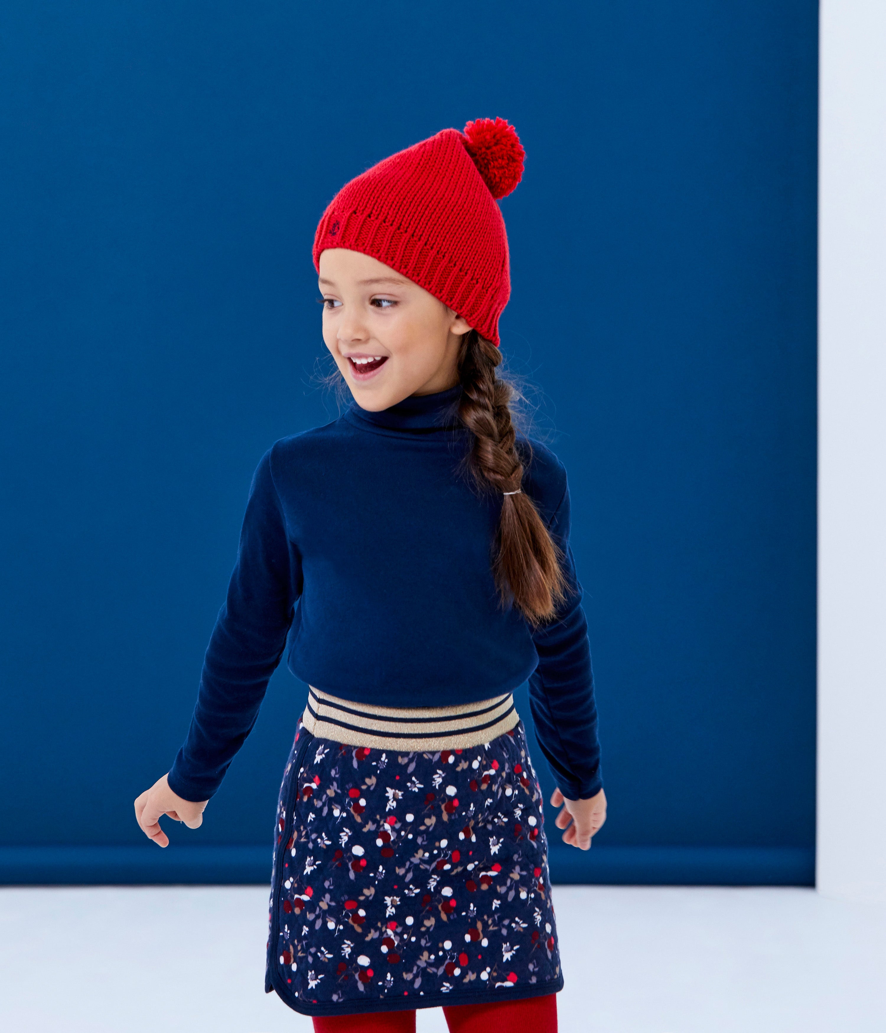 Boys & Girls Navy Cotton Top