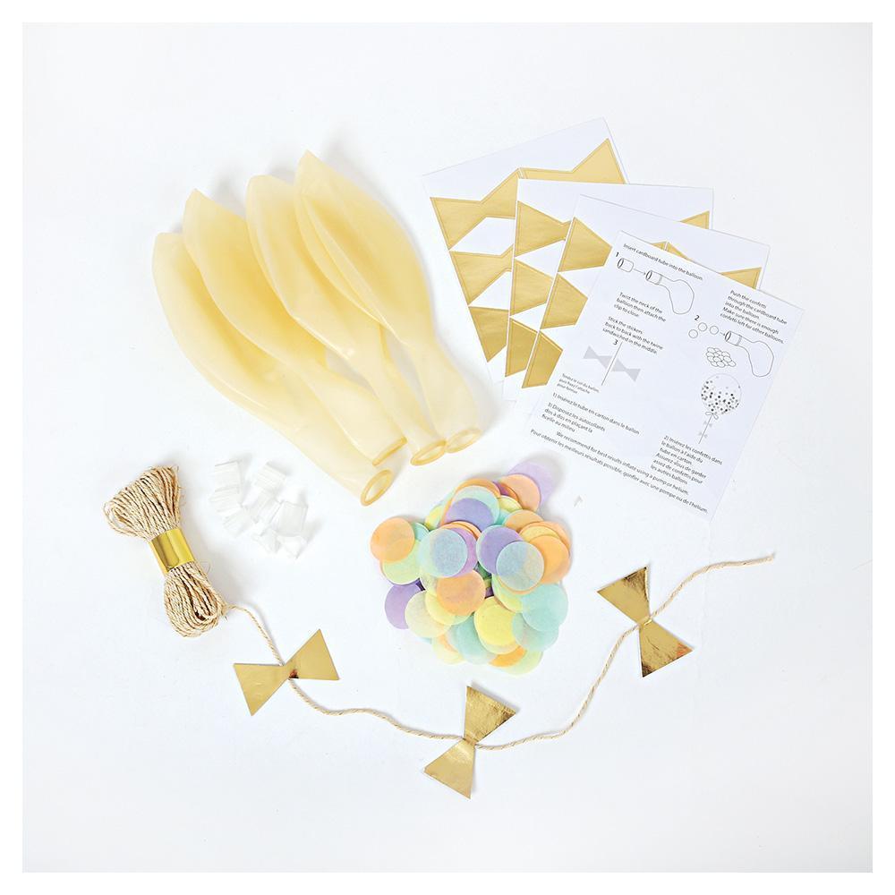 Pastel Confetti Balloon Set