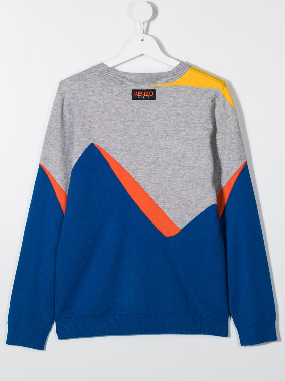 Boys Grey & Blue Sweater