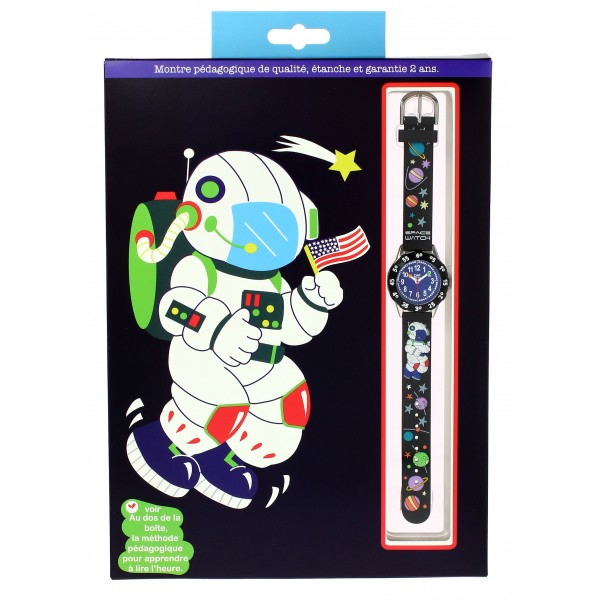 Boys Black Space Watch(6-9Y)