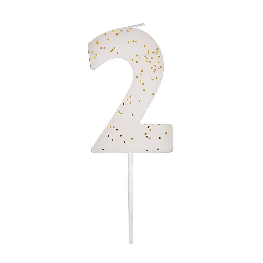 Colored Number Candels