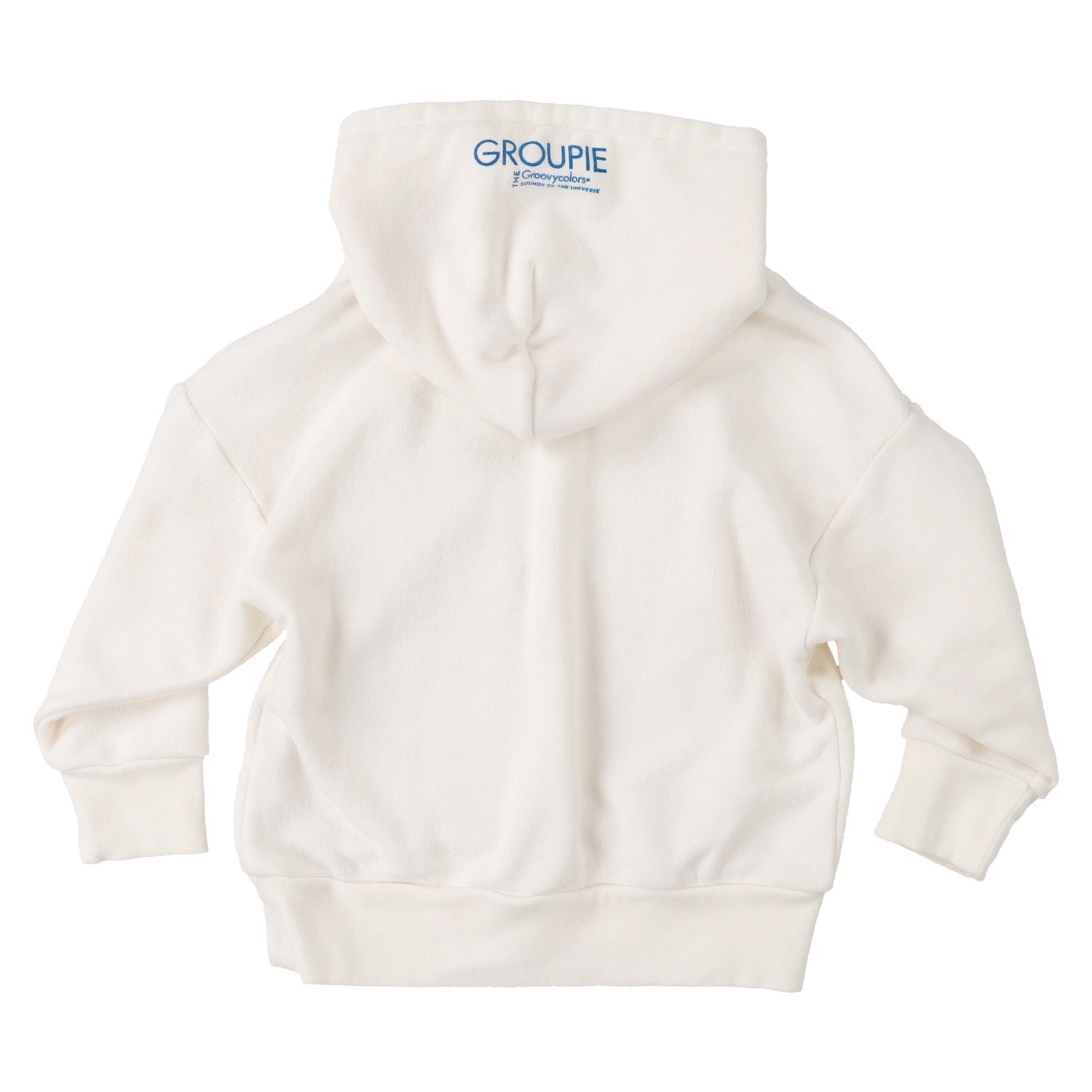 Boys & Girls White Hooded Sweatshirt