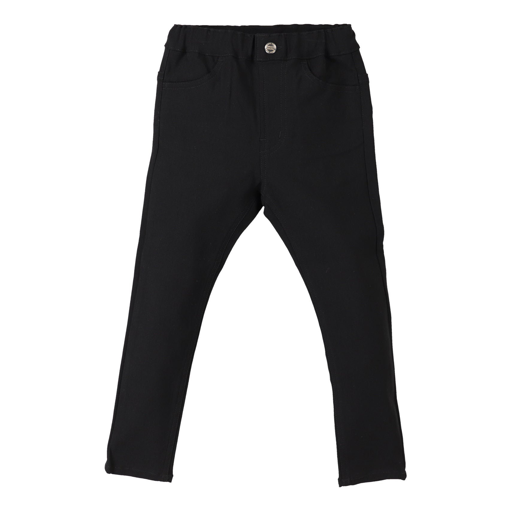Boys & Girls Black Denim Trousers