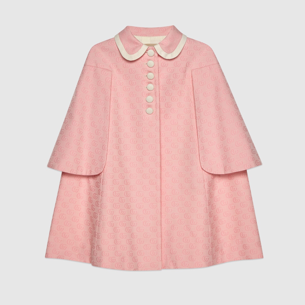 Girls Pink Cotton Cloak