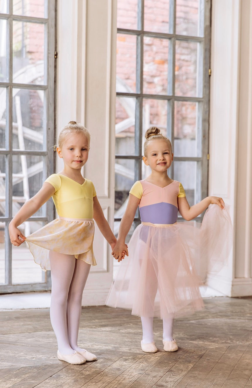 Grenouillères de ballet roses pour filles