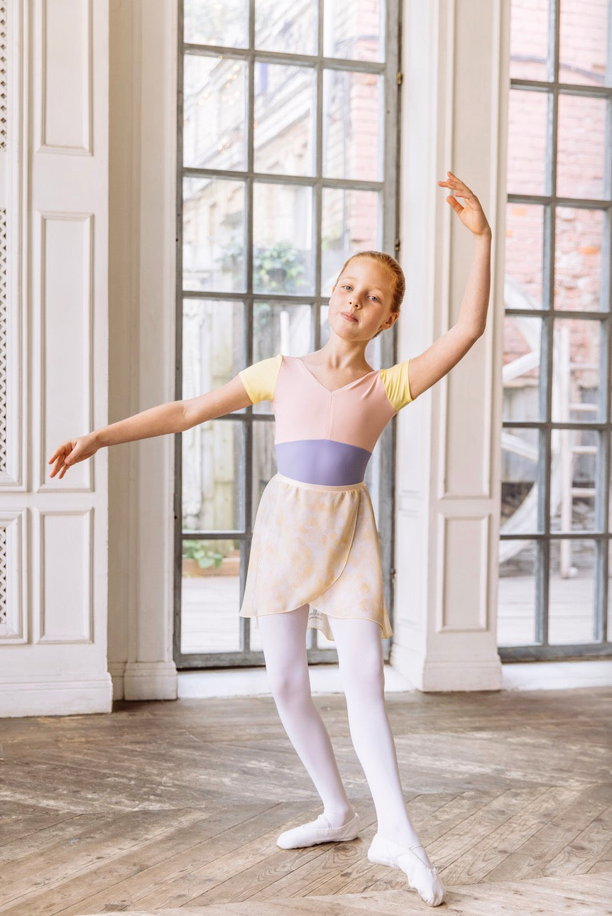 Grenouillères de ballet roses pour filles
