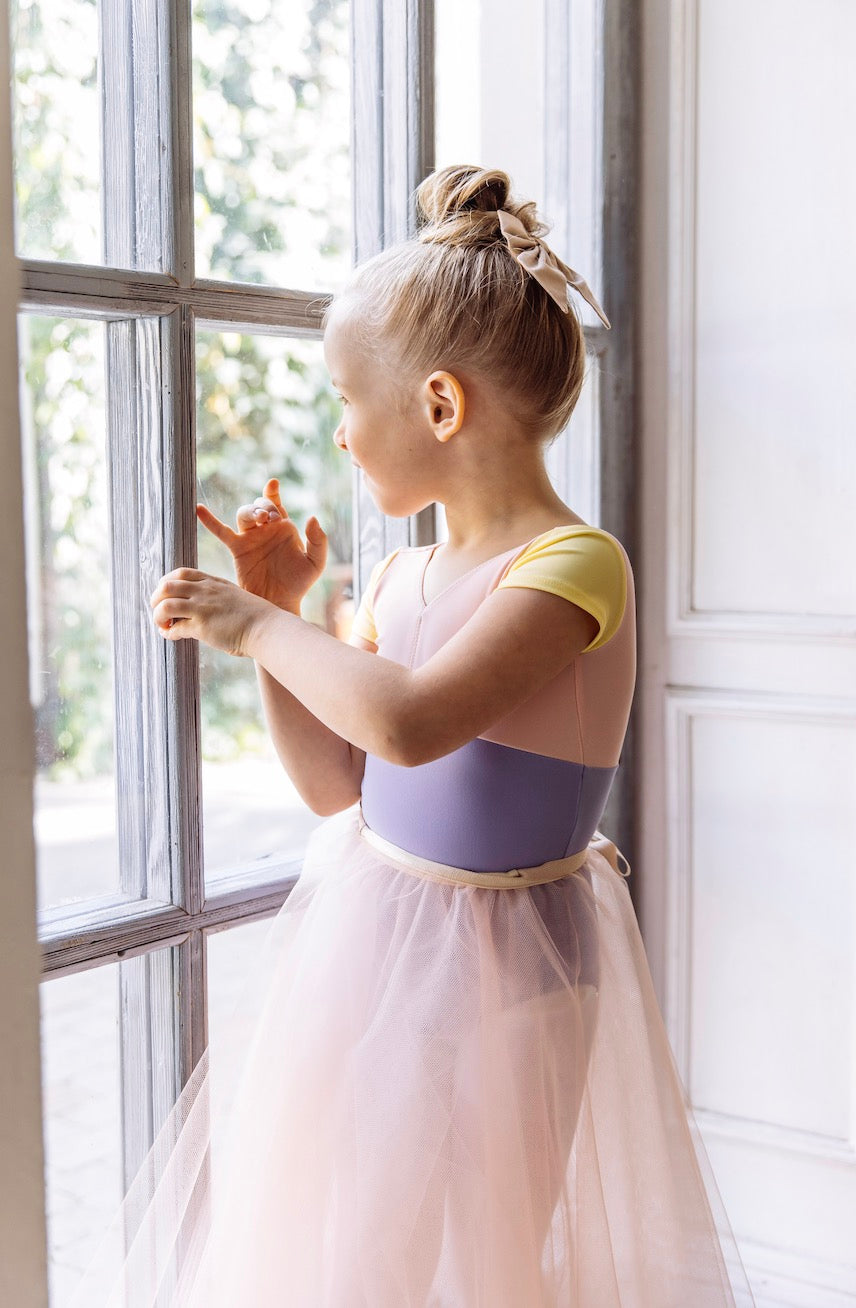 Grenouillères de ballet roses pour filles