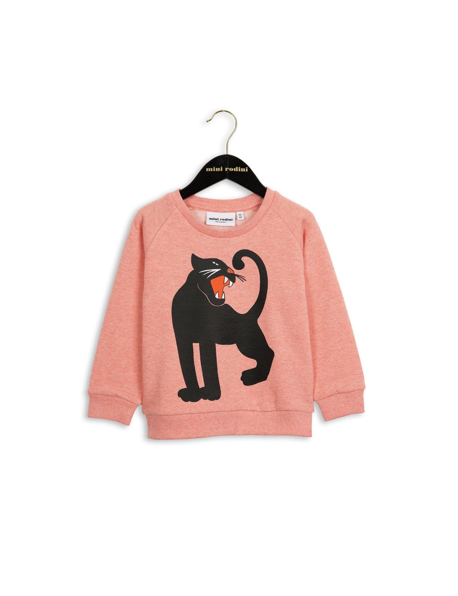 Boys&Girls Pink Cotton Panther Printed Sweatshirt - CÉMAROSE | Children's Fashion Store - 1