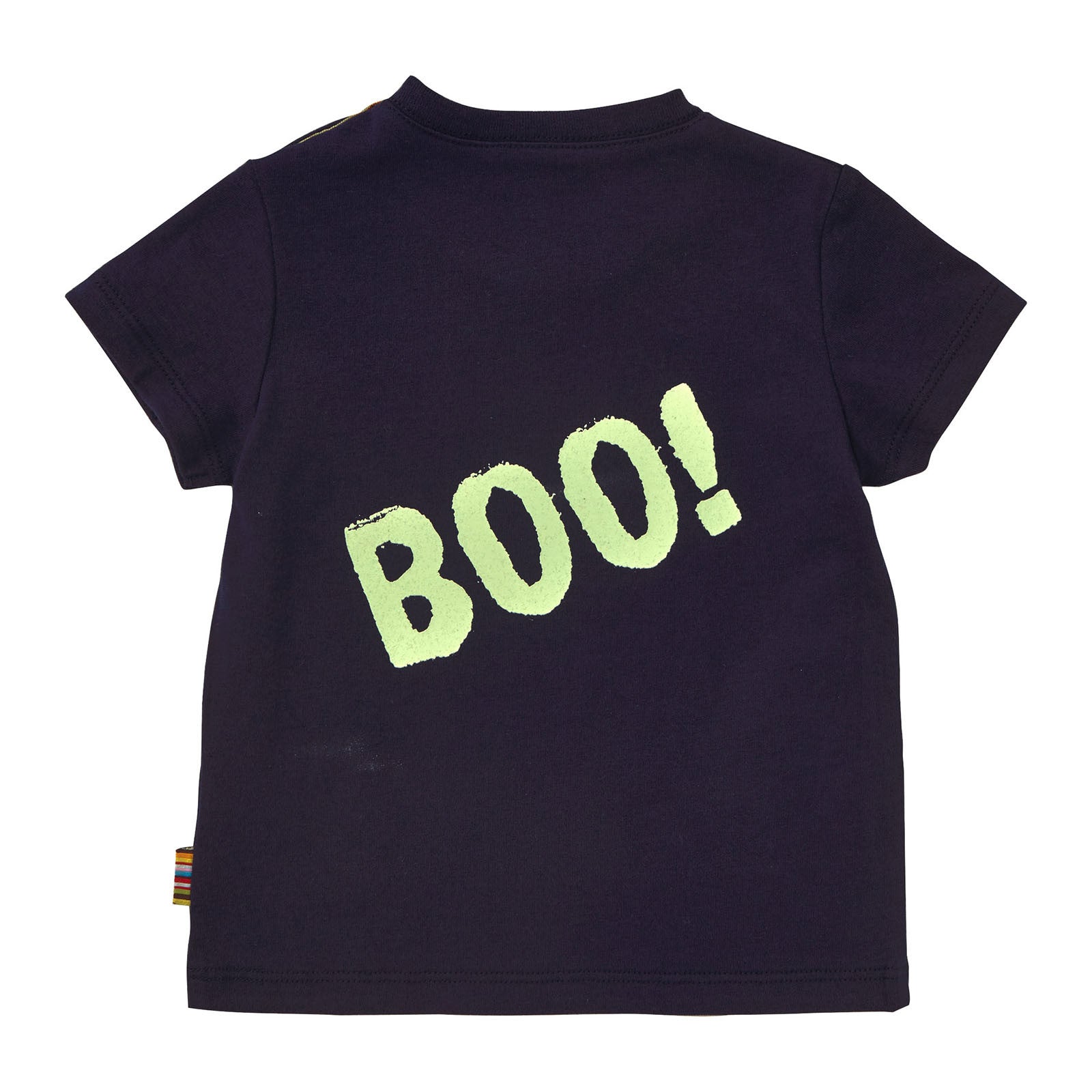 Baby Boys Navy Blue Fancy Printed Cotton T-Shirt - CÉMAROSE | Children's Fashion Store - 2