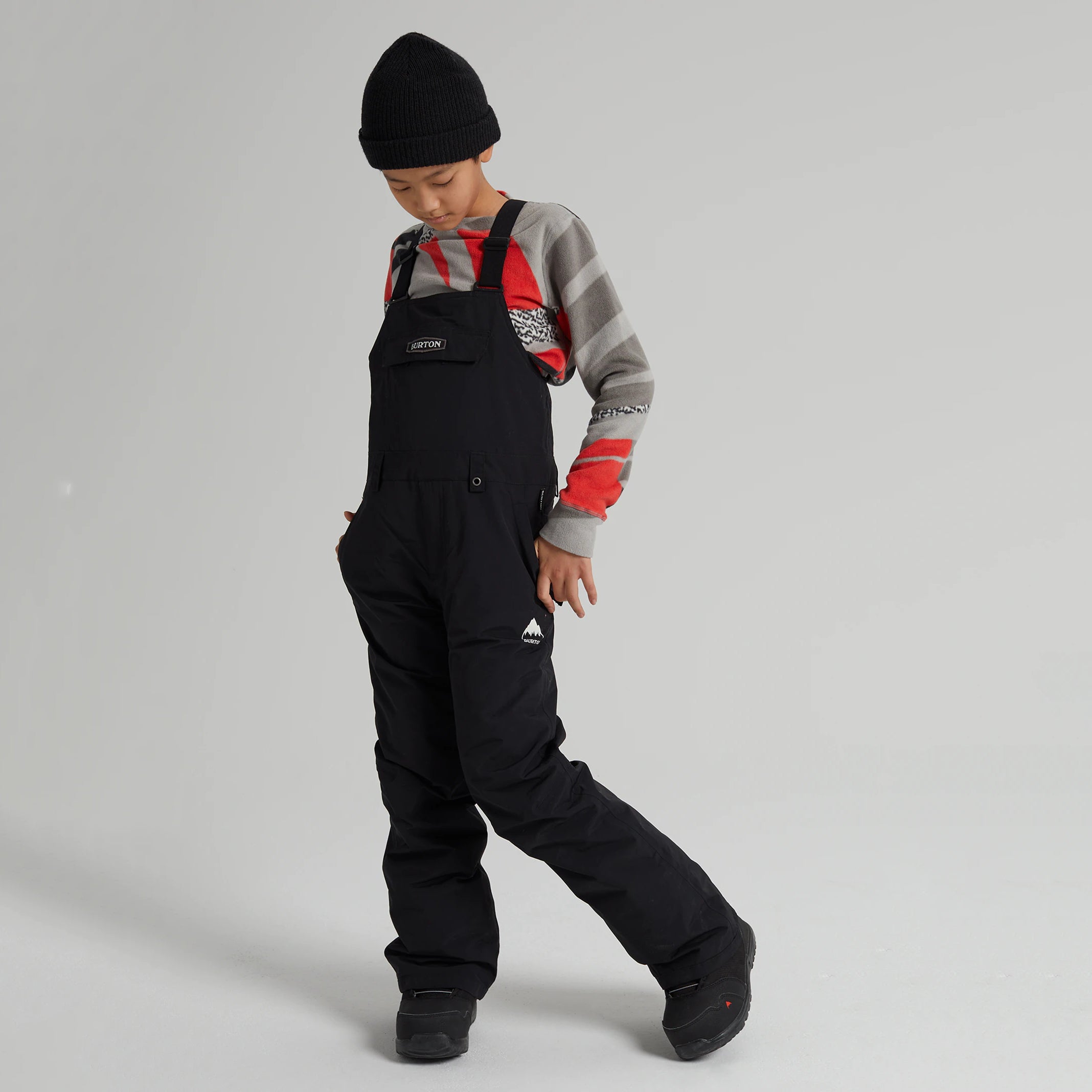 Boys & Girls Black Snow Trousers