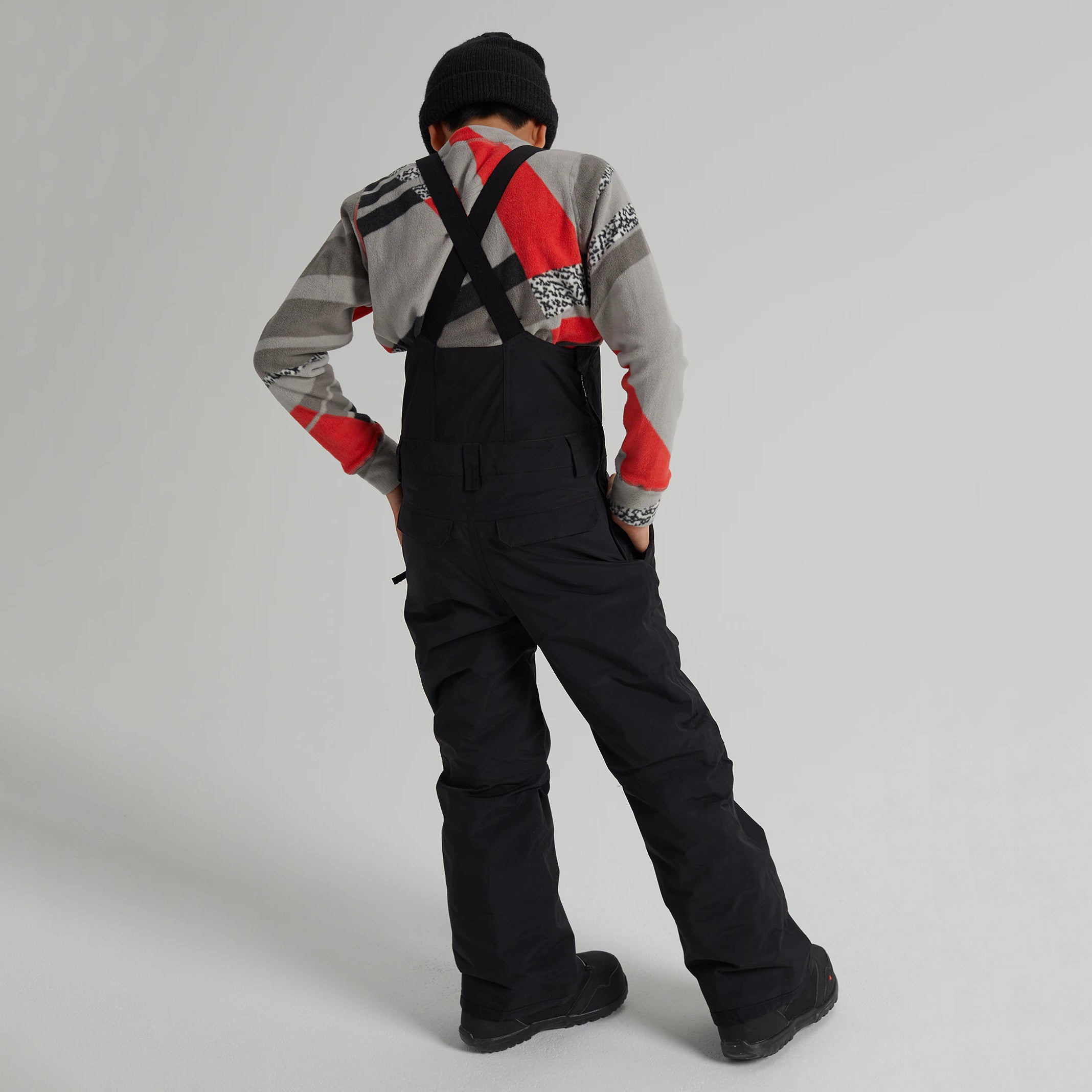 Boys & Girls Black Snow Trousers