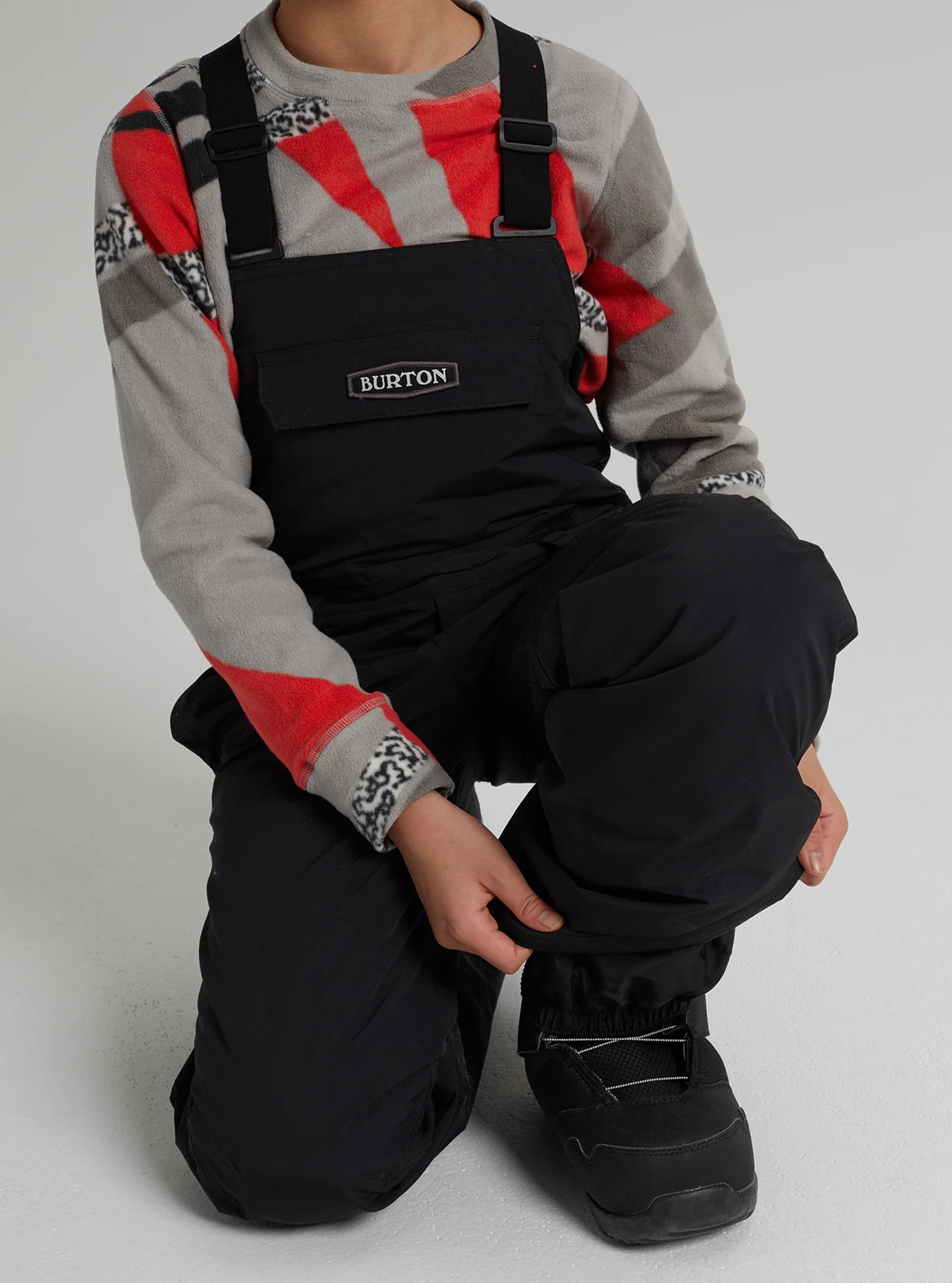 Boys & Girls Black Snow Trousers