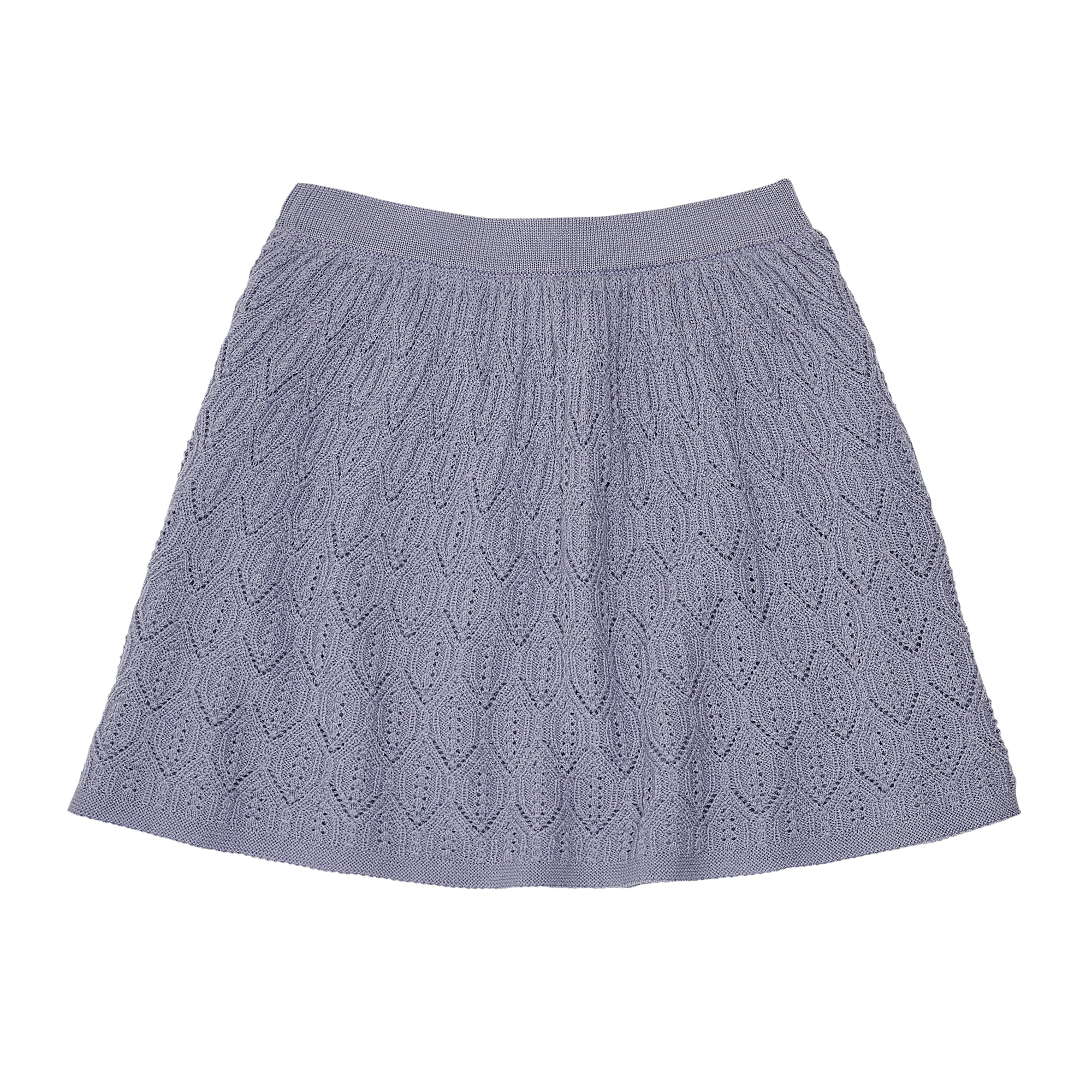Girls Light Purple Wool Skirt