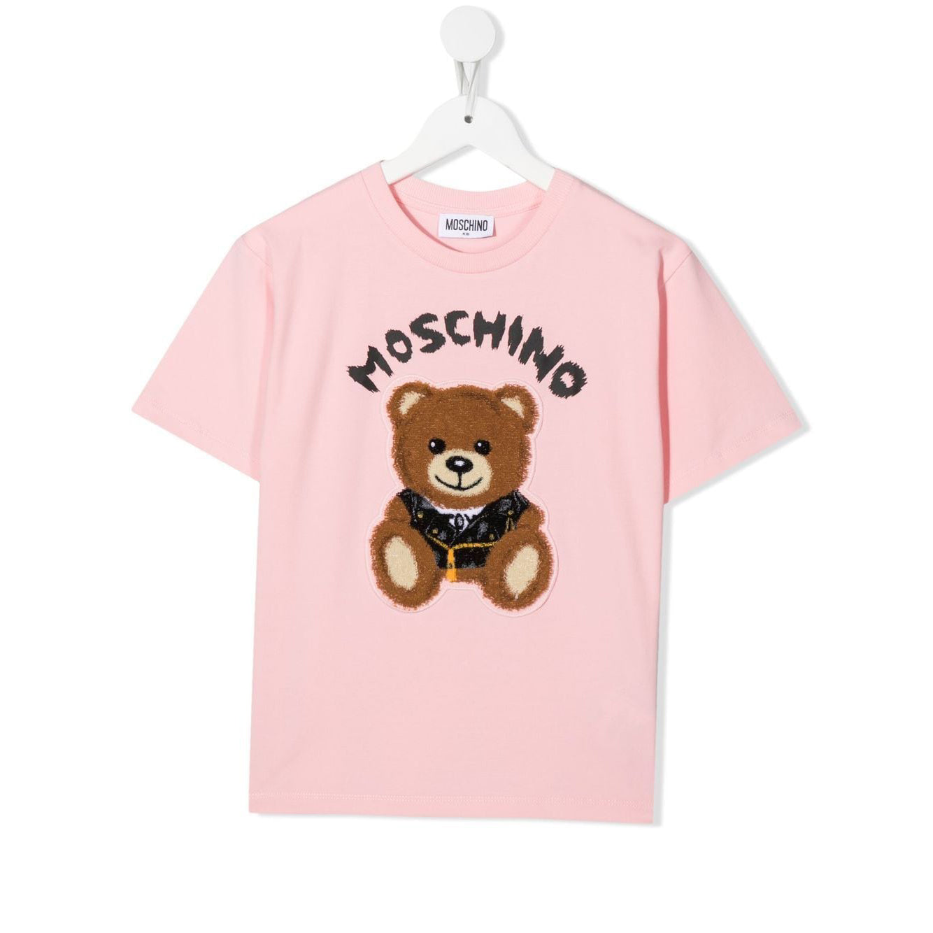 Boys & Girls Pink Bear Cotton T-Shirt