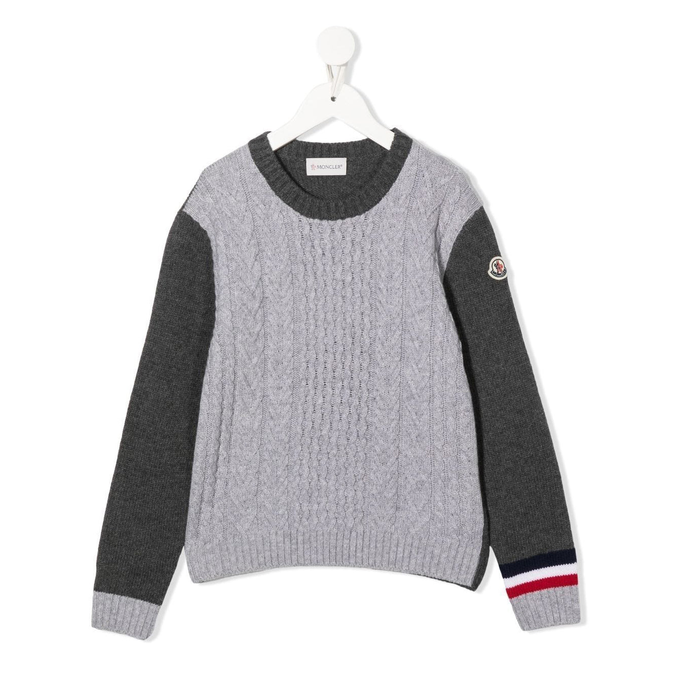 Boys Grey Wool Sweater
