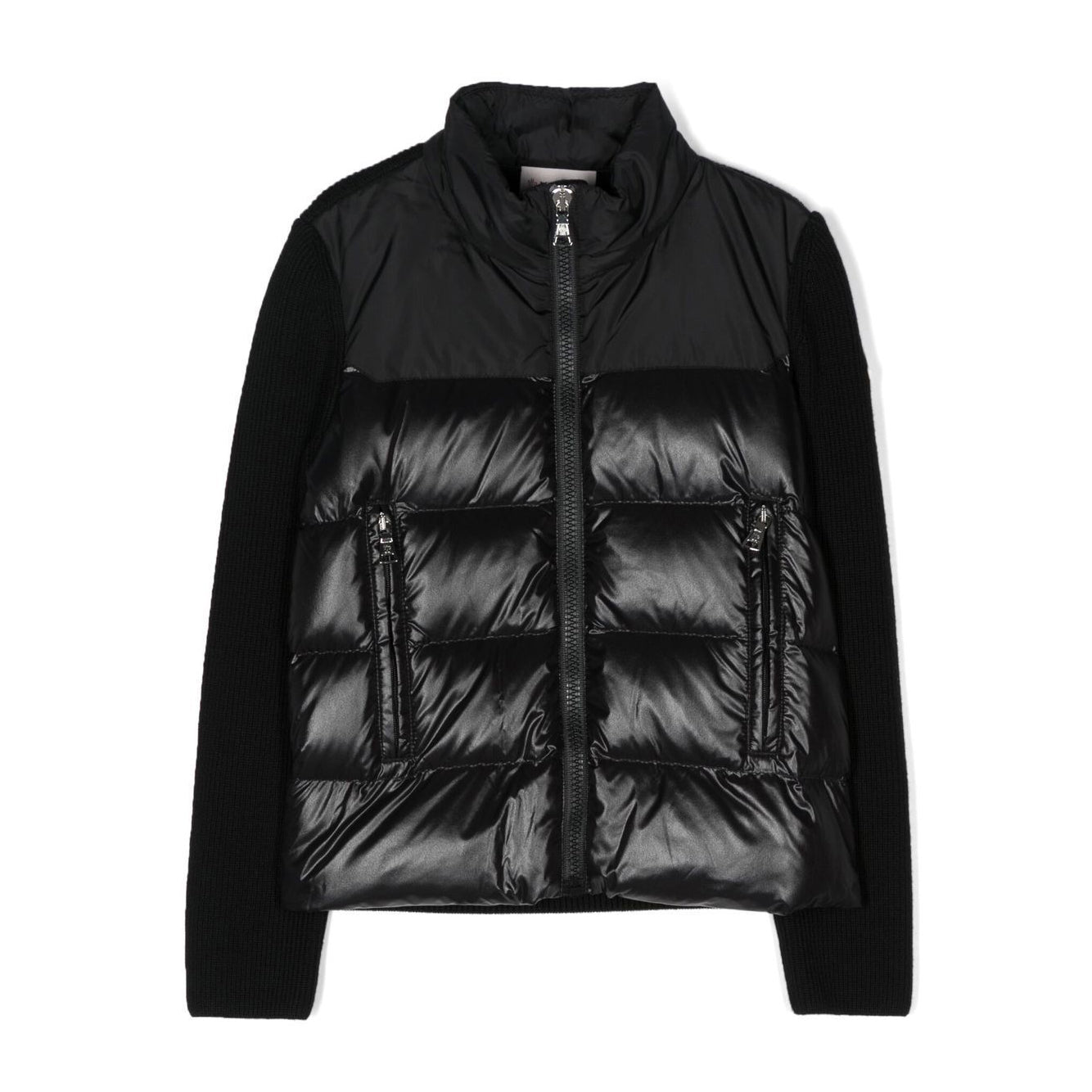 Boys Black Zip-Up Jacket