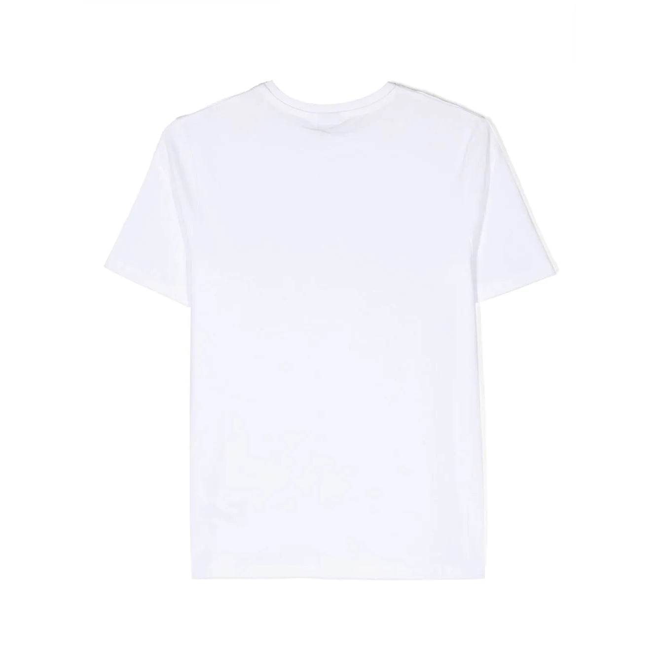 Boys White Cotton T-Shirt