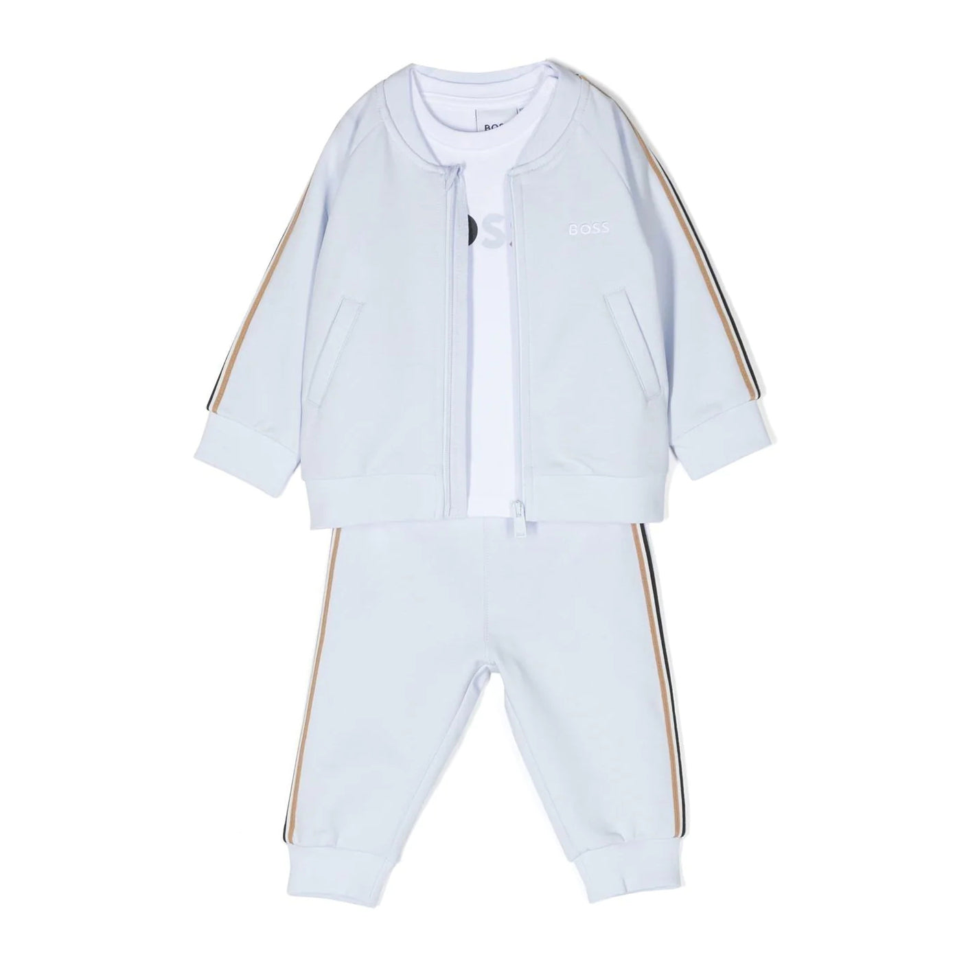 Baby Boys Light Blue Cotton Set