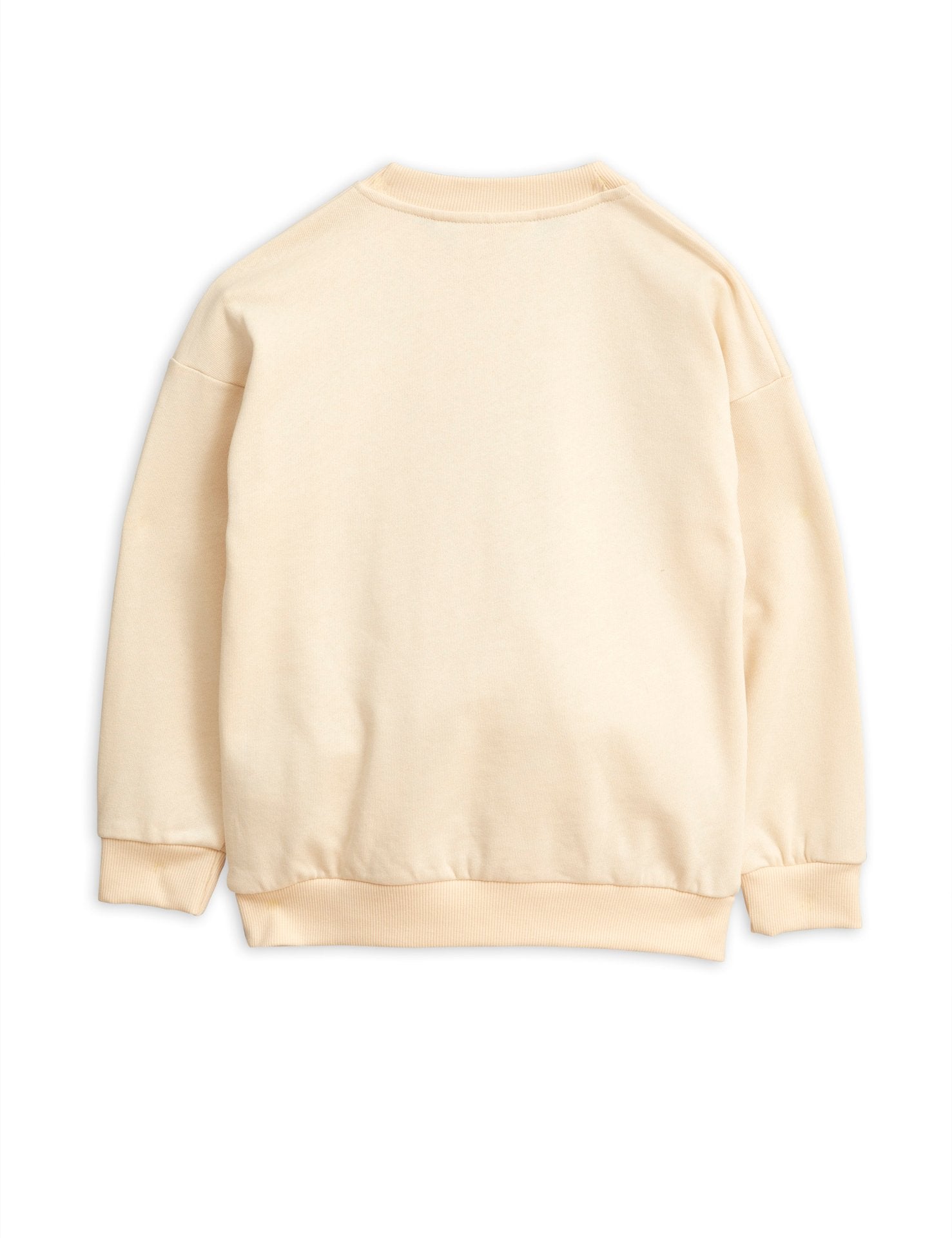 Boys & Girls Beige Logo Cotton Sweatshirt