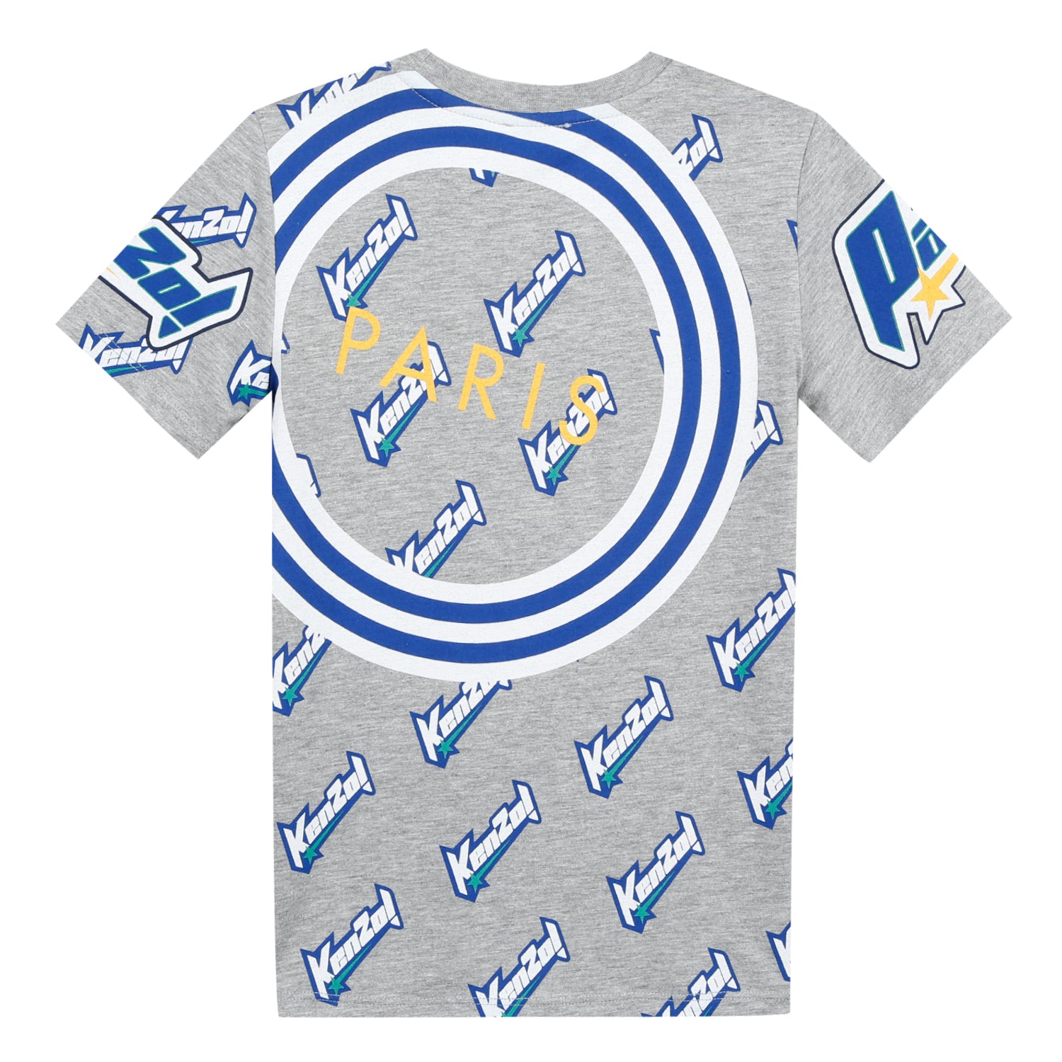 Boys Grey Printed T-shirt