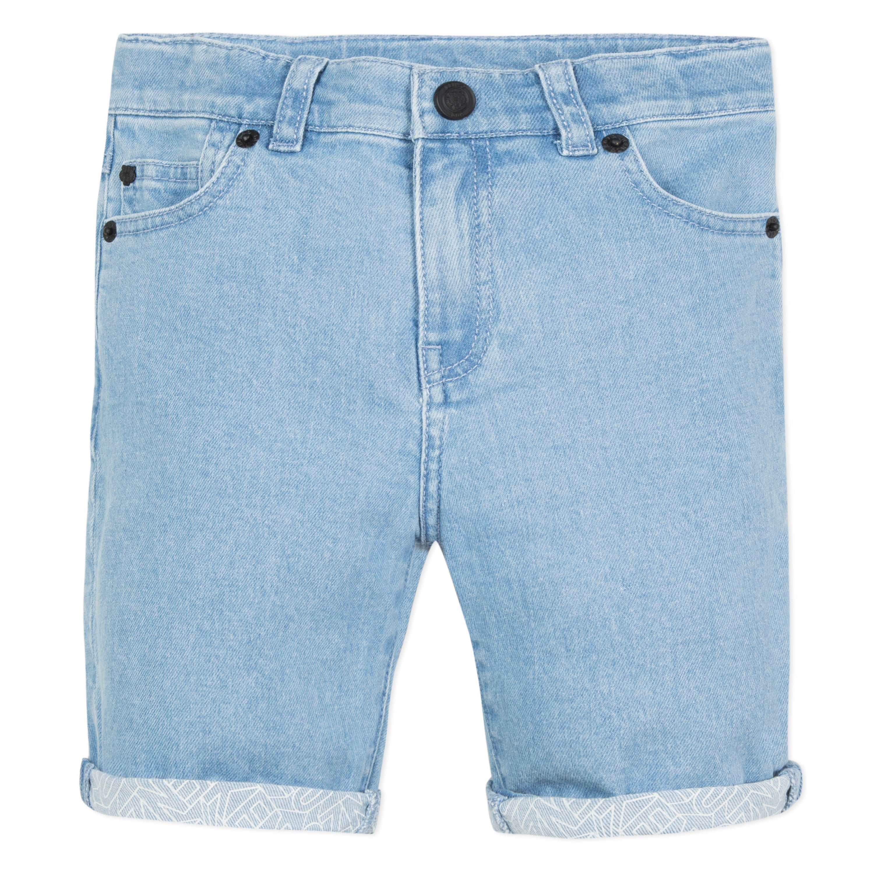 Boys Indigo Cotton Shorts