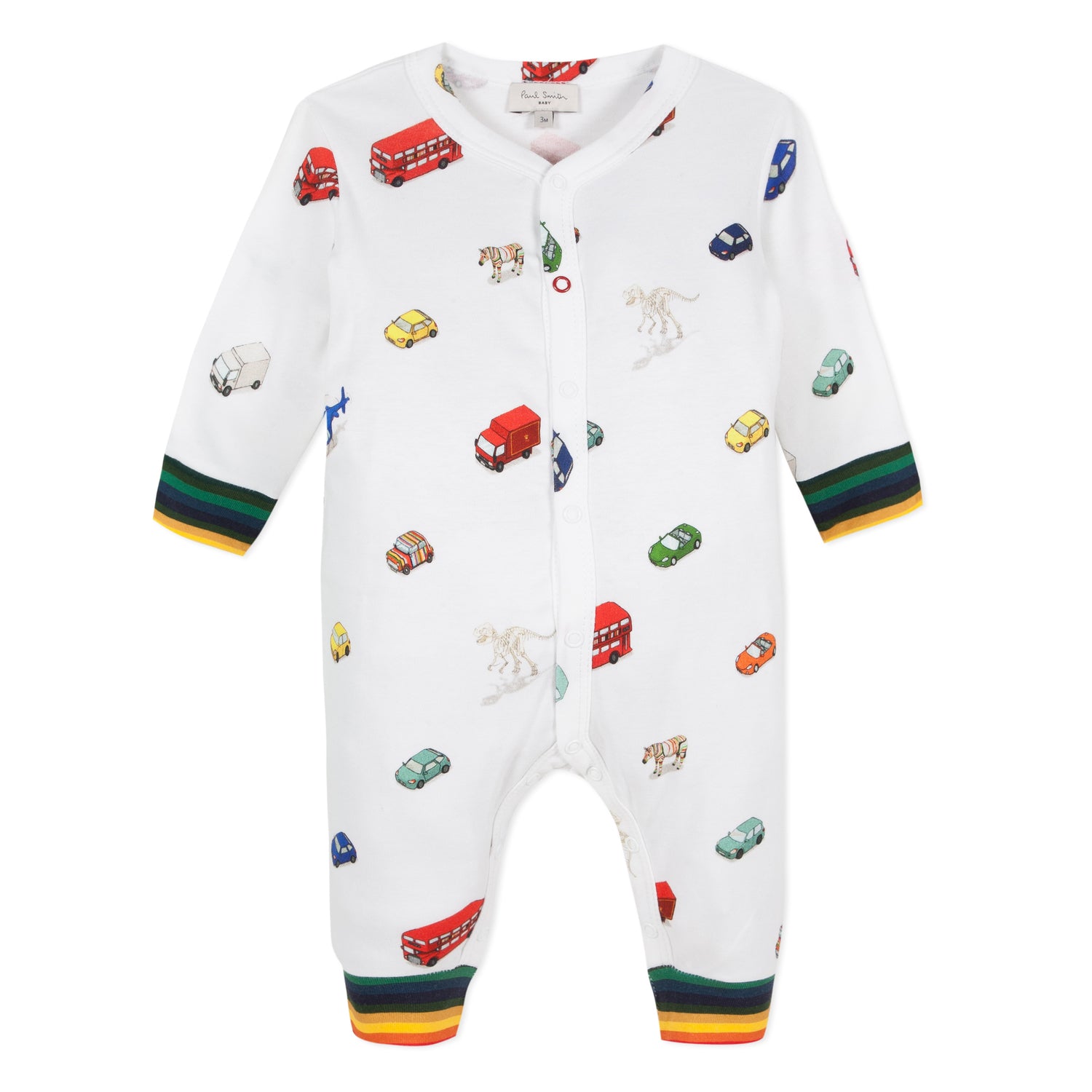 Baby Boys White Cotton Babysuit Gift Set