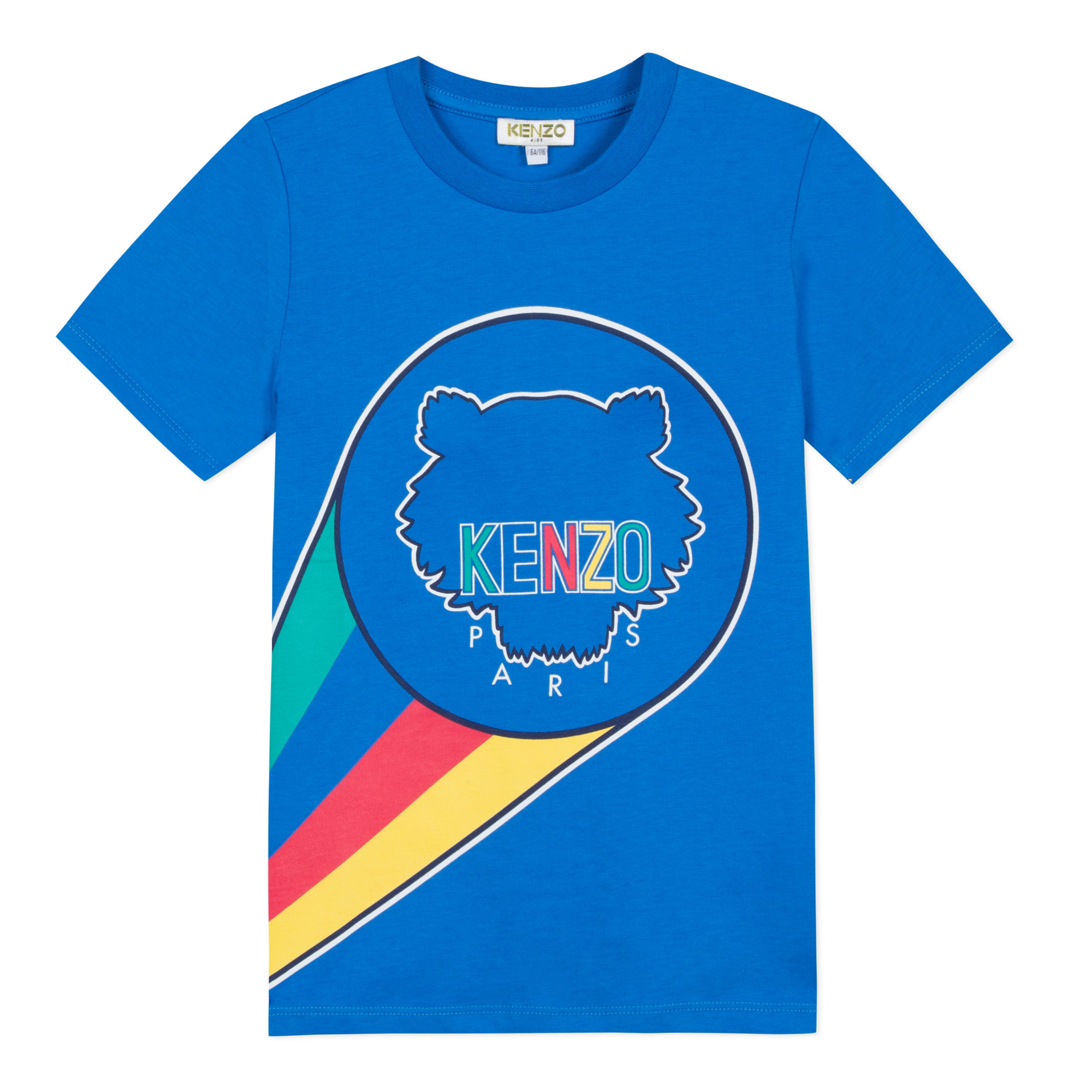 Boys Blue Printing Cotton T-shirt