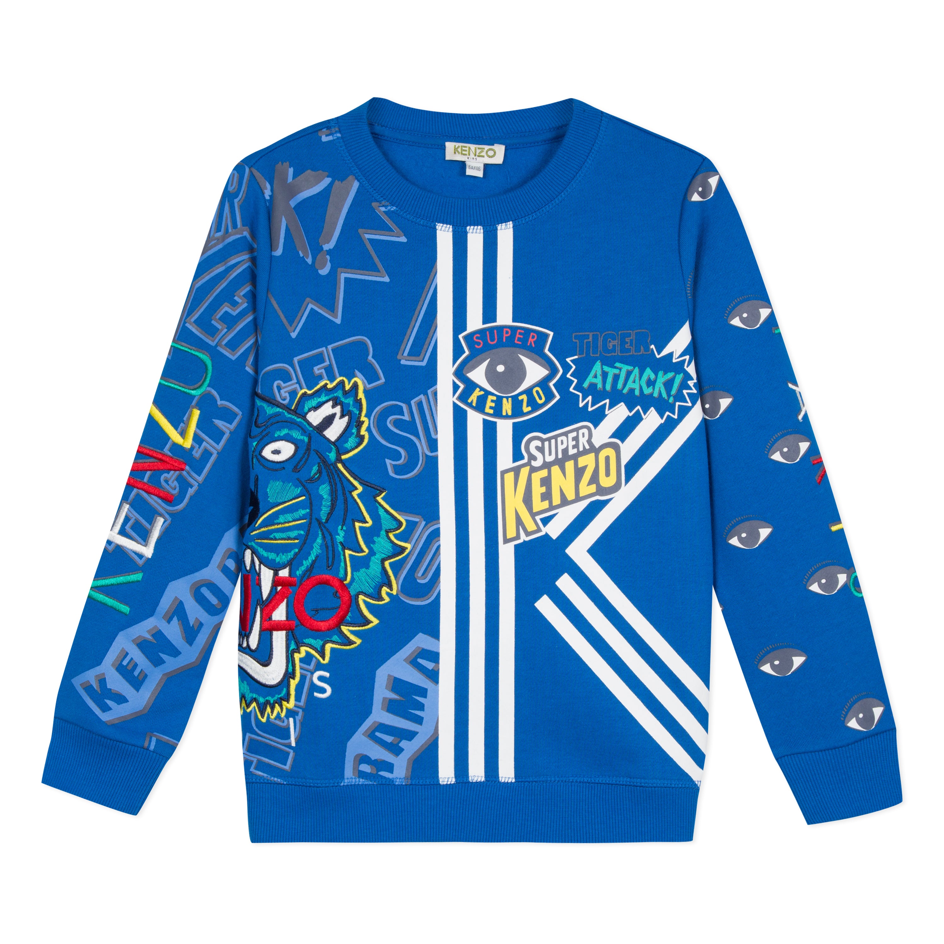 Boys Blue Printing Cotton Sweatshirt