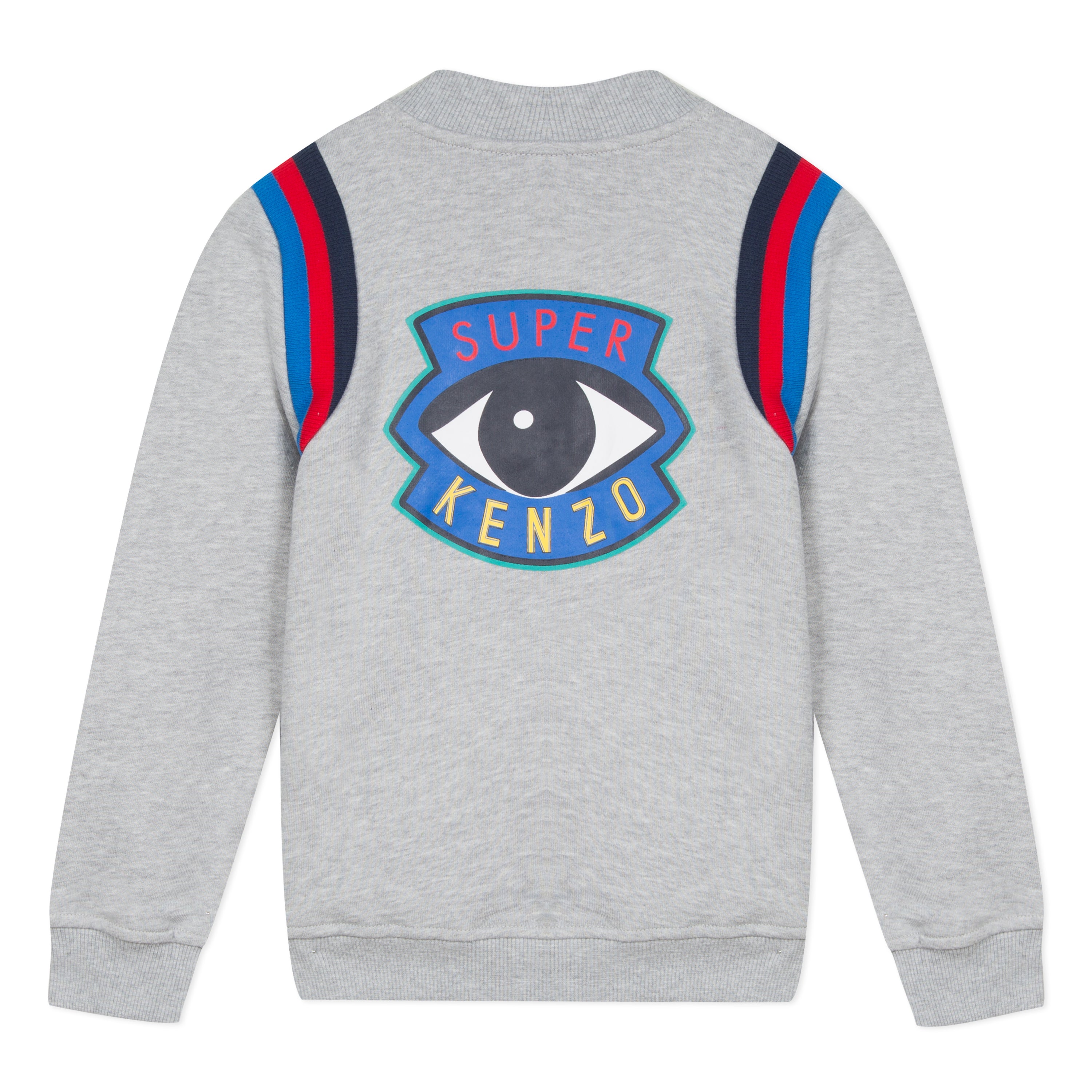 Boys Grey Zip Cotton Cardigan