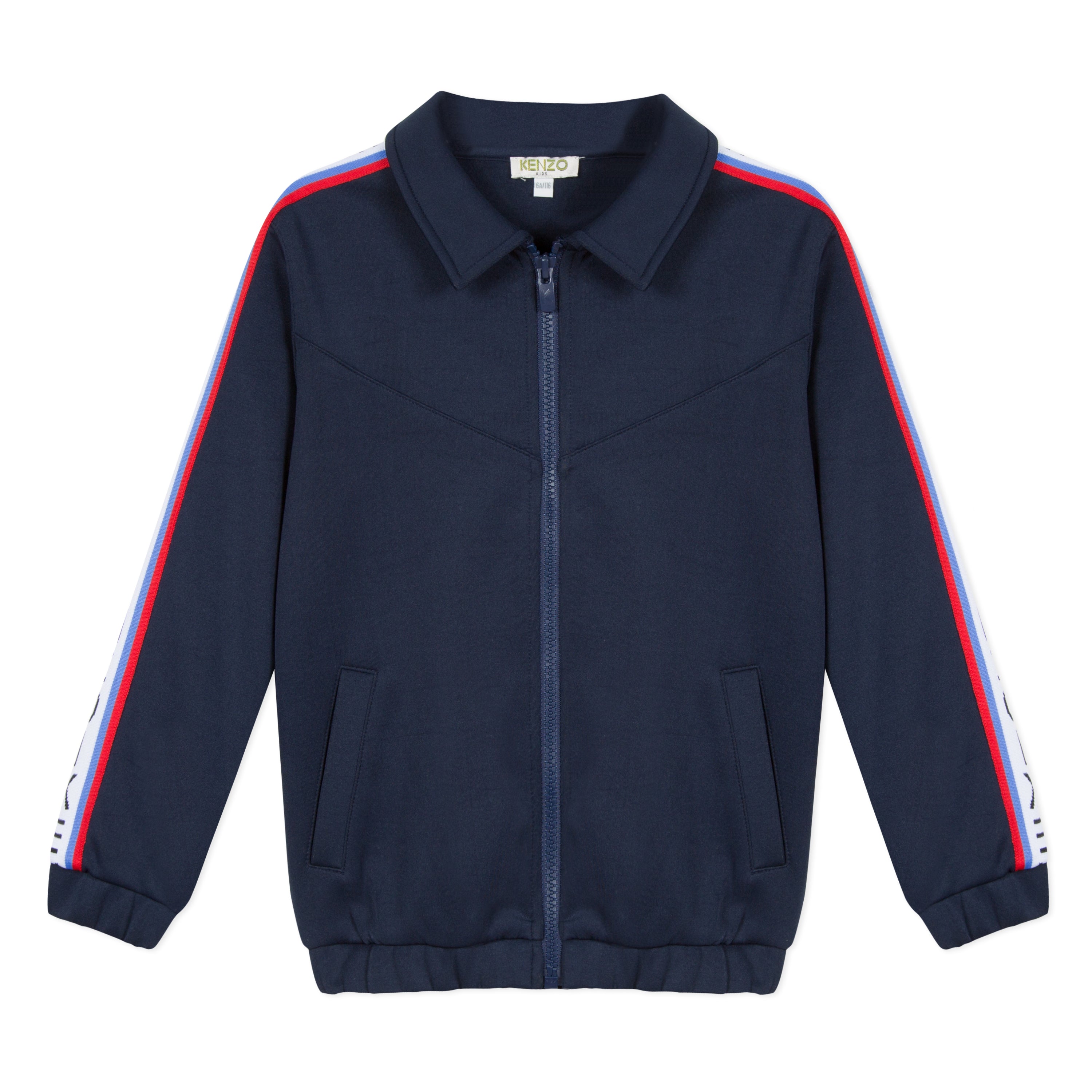 Boys Navy Zip Cardigan