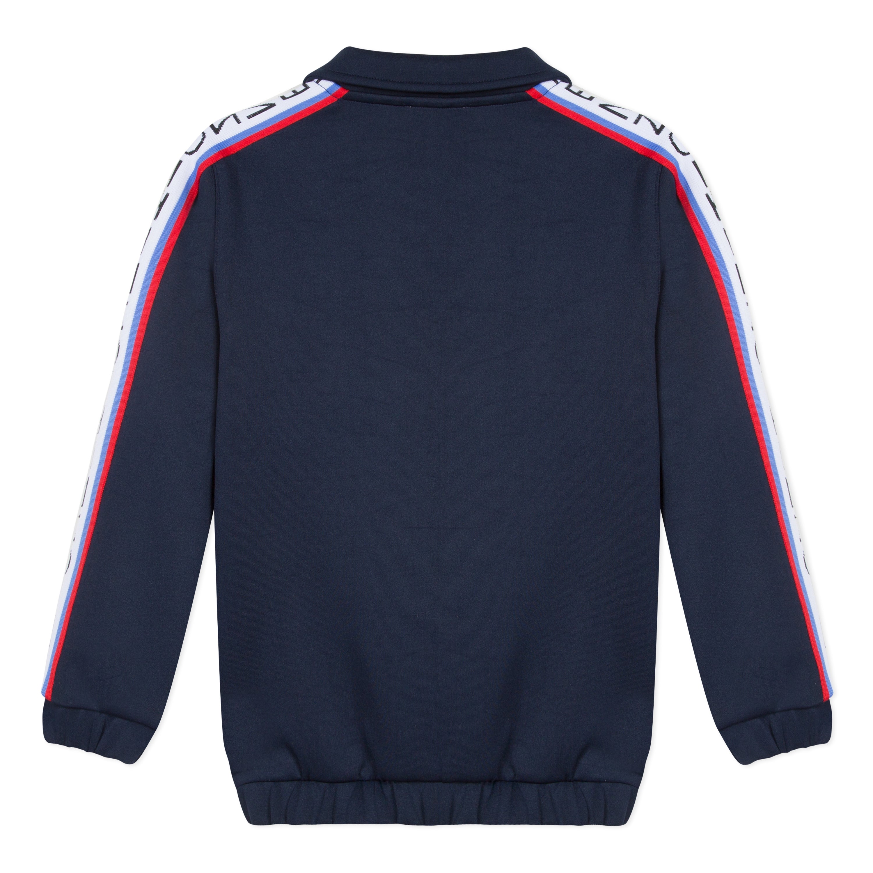 Boys Navy Zip Cardigan