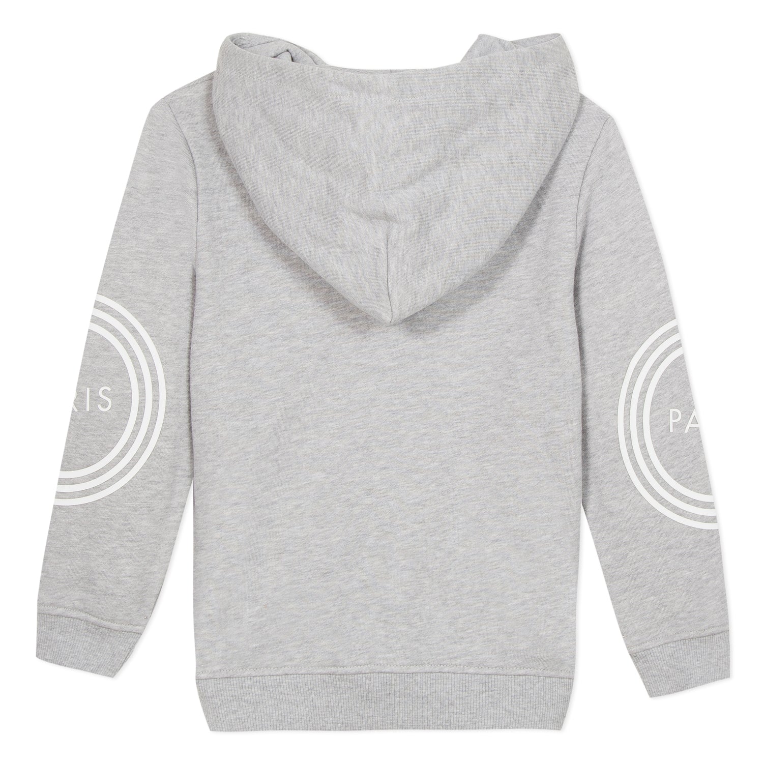Boys Grey Hooded Logo Cardigan