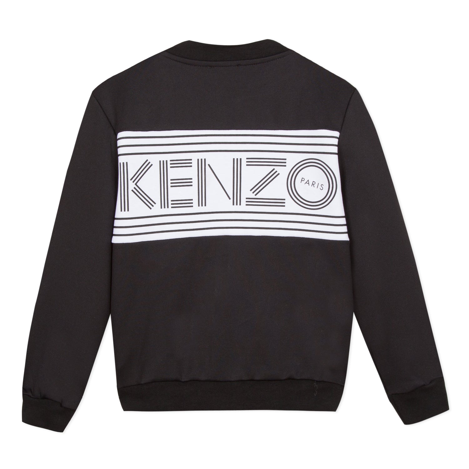 Boys Black Logo Cardigan