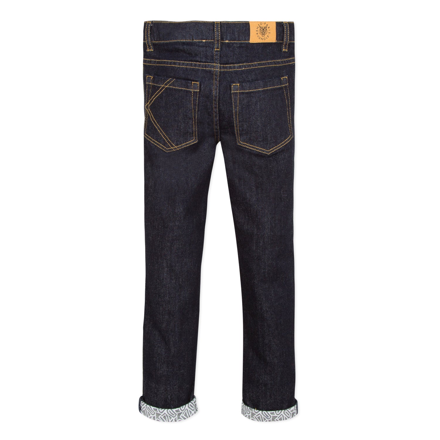 Boys Dark Blue Denim Trousers
