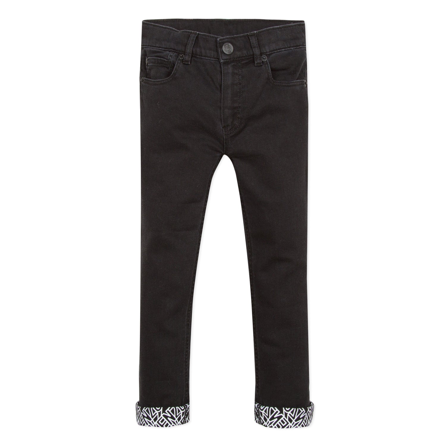 Boys Black Denim Trousers