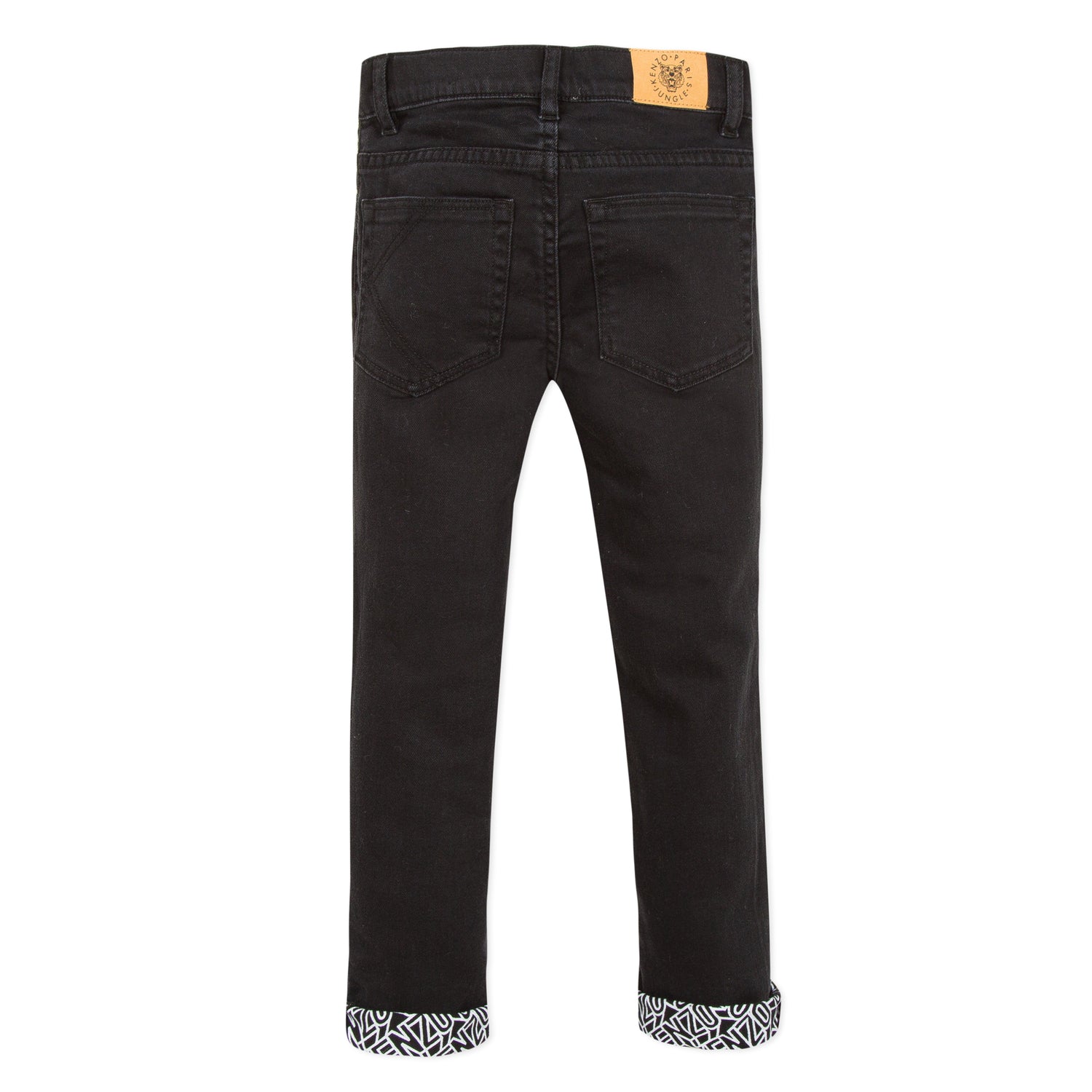 Boys Black Denim Trousers