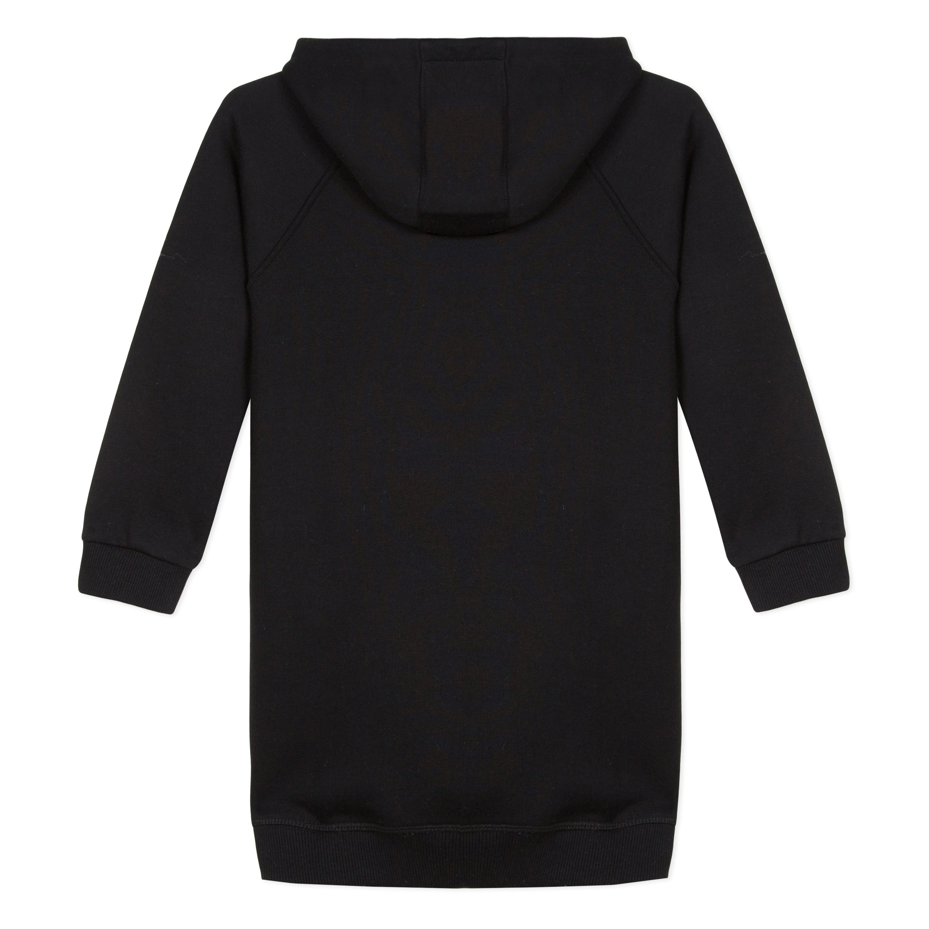 Girls Black Tiger Cotton Dress