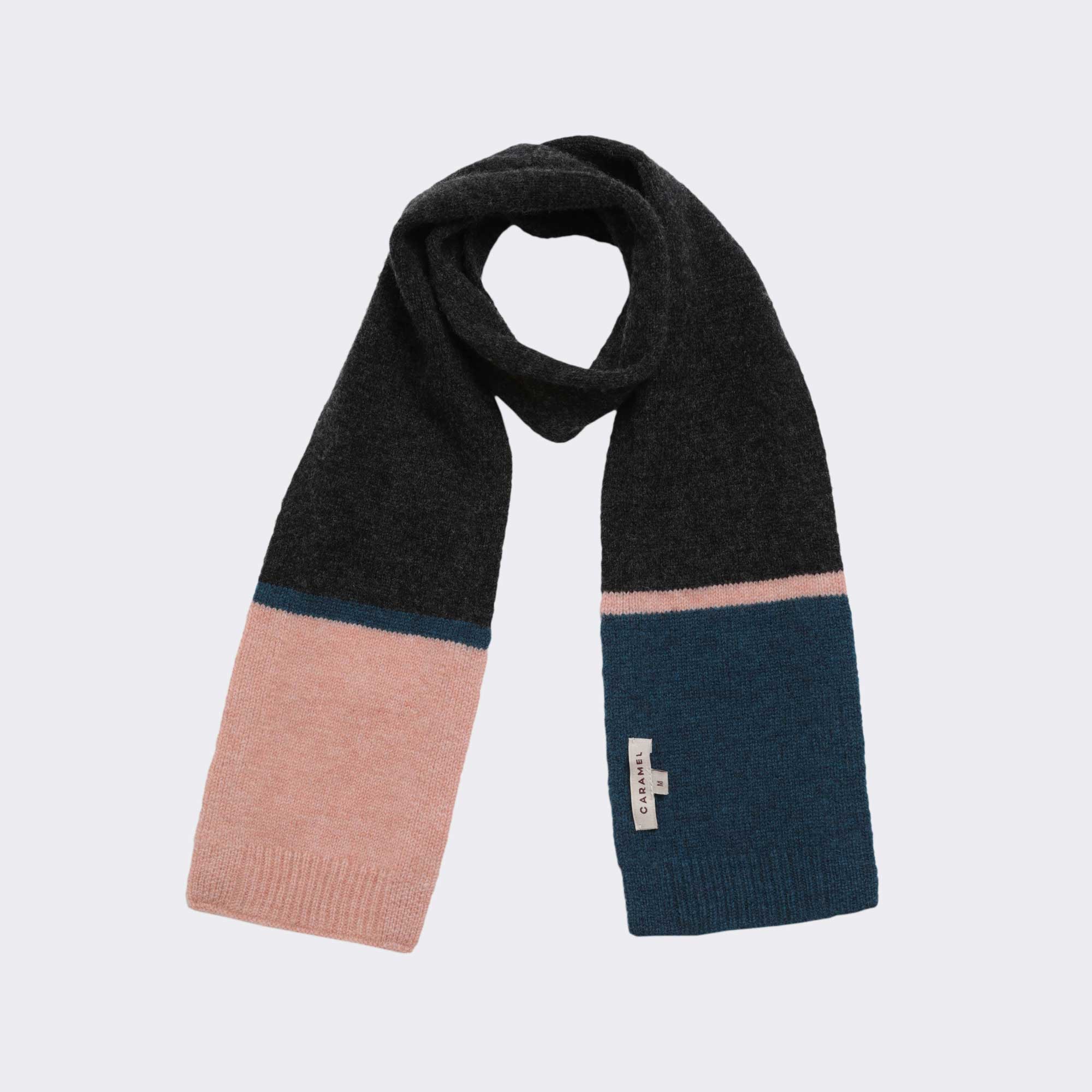Boys & Girls Dark Grey Wool Scarf
