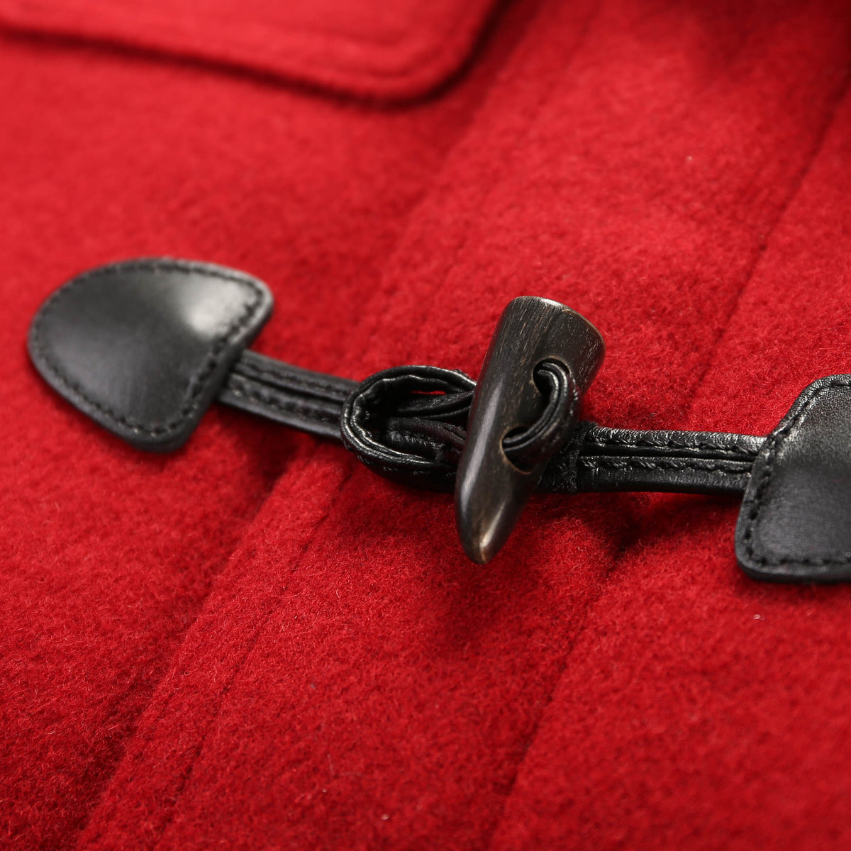 Girls Windsor Red Wool Hooded Duffle Coat - CÉMAROSE | Children's Fashion Store - 5